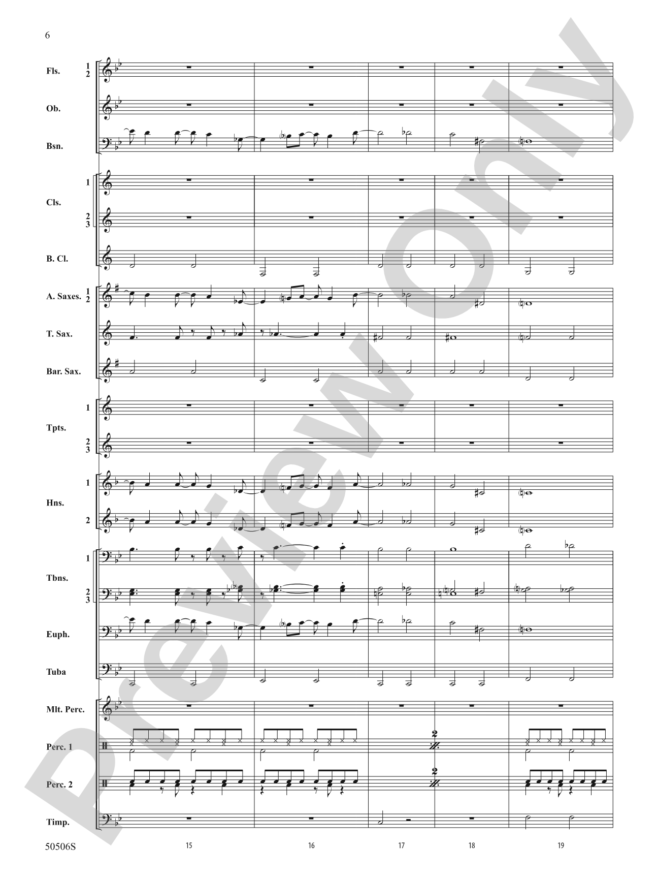 Lover Girl: Concert Band Conductor Score & Parts