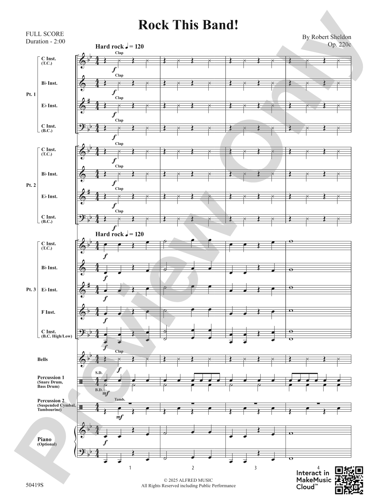 Rock This Band!: Flexible Band/String Ensemble Score & Parts