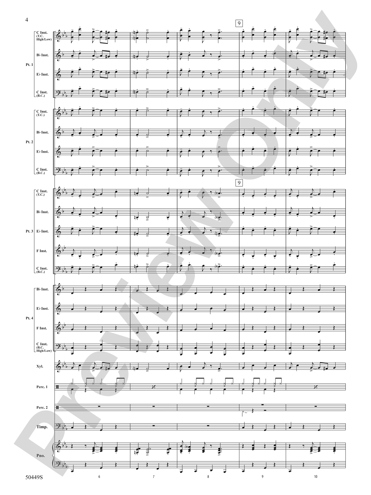 Cantina Band: Flexible Band/String Ensemble Score & Parts