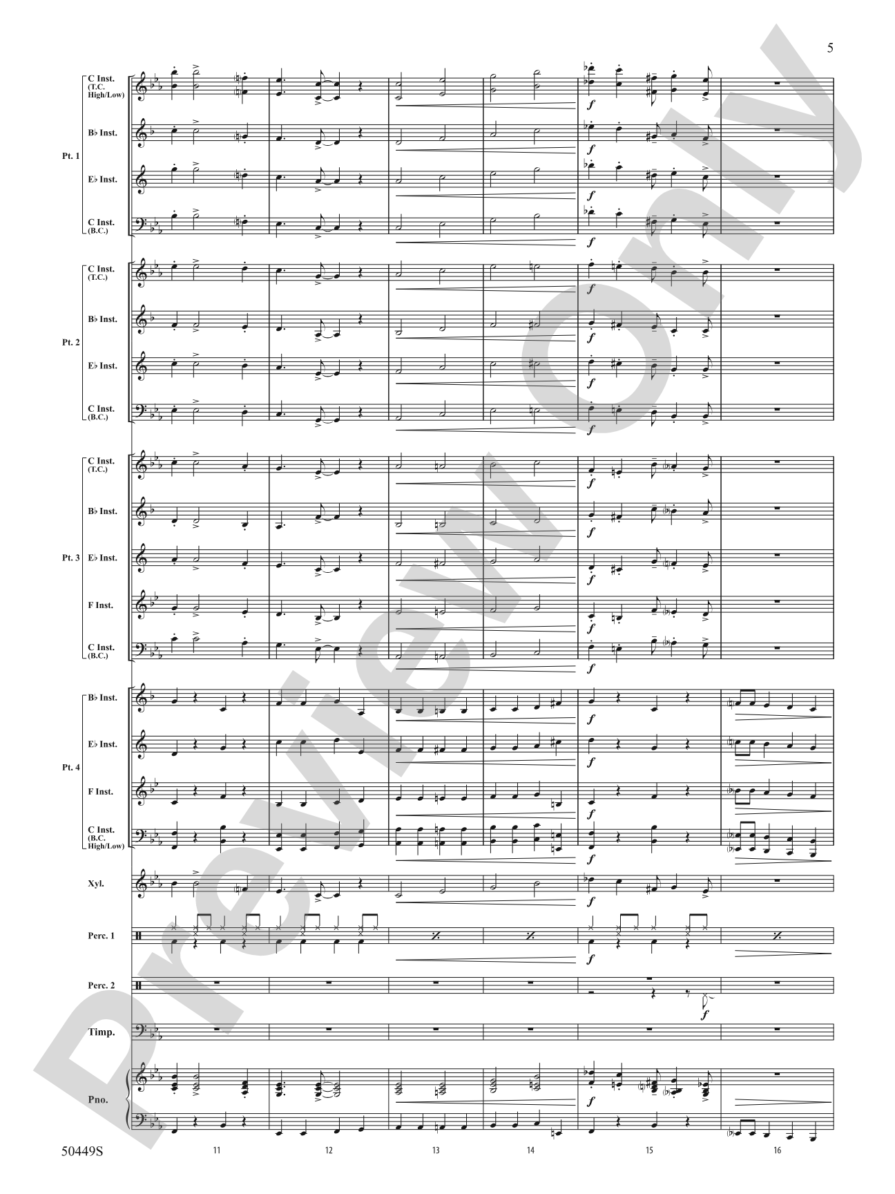 Cantina Band: Flexible Band/String Ensemble Score & Parts