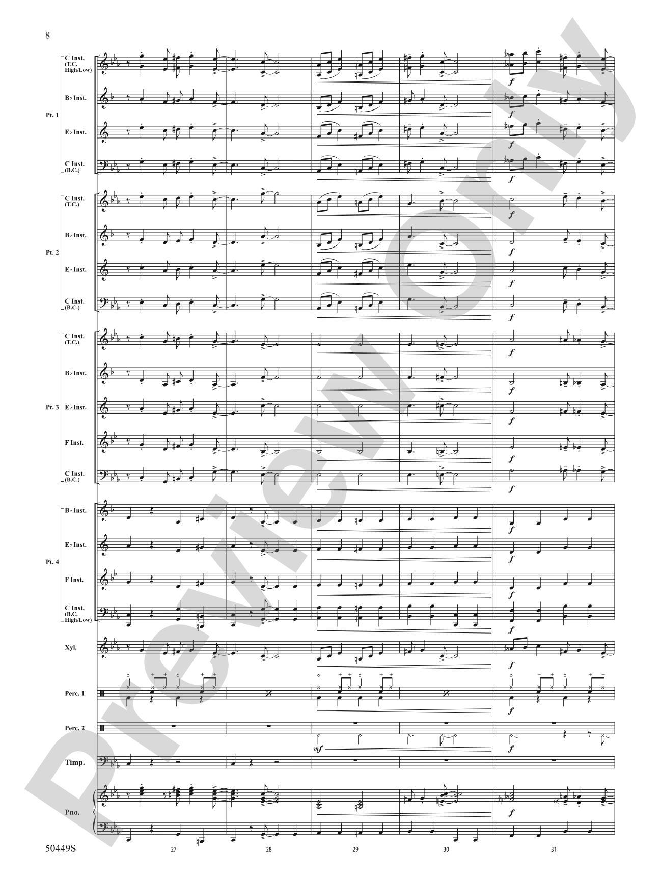 Cantina Band: Flexible Band/String Ensemble Score & Parts