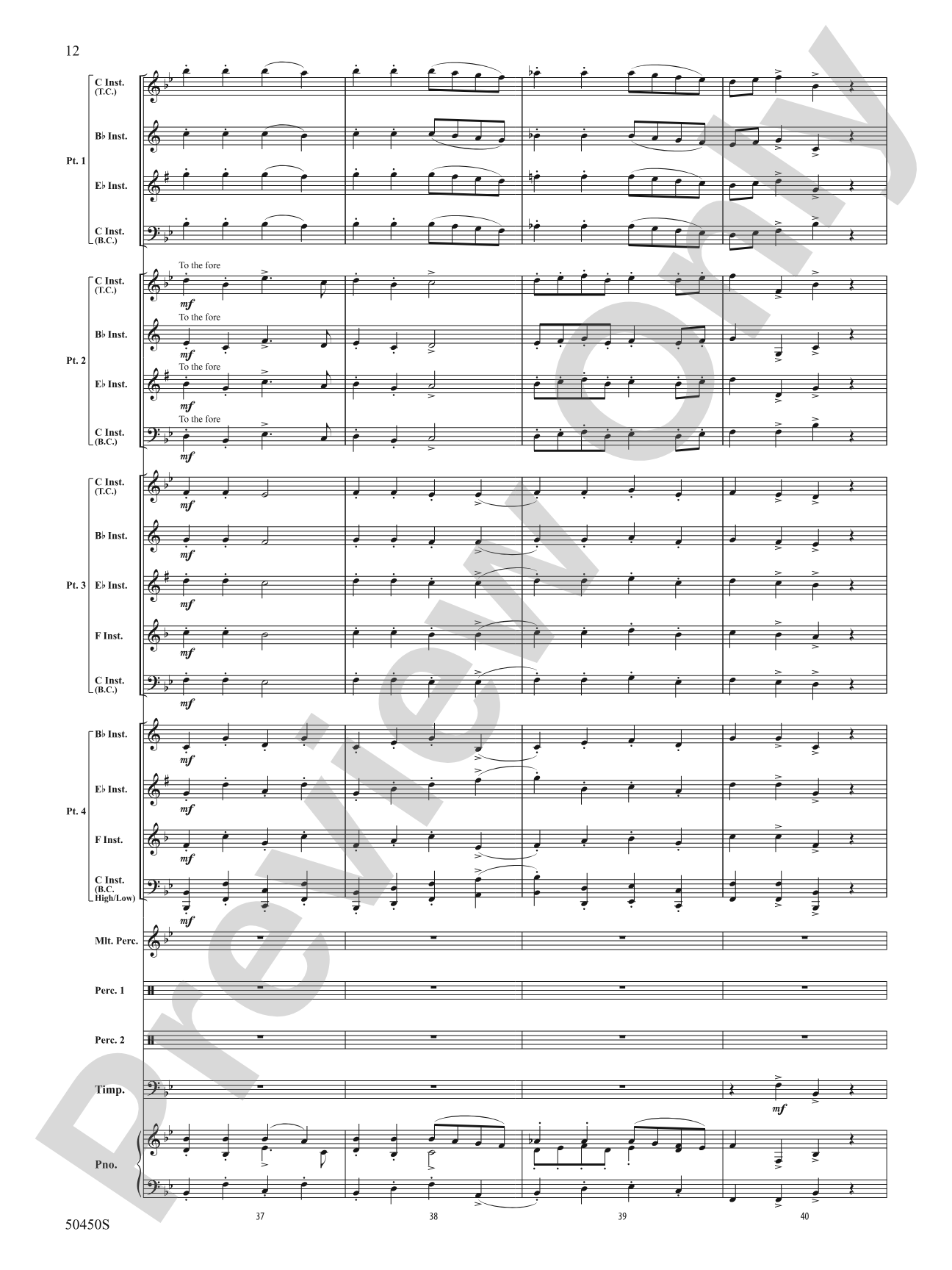 Shepherd's Hey: Flexible Band/String Ensemble Score & Parts