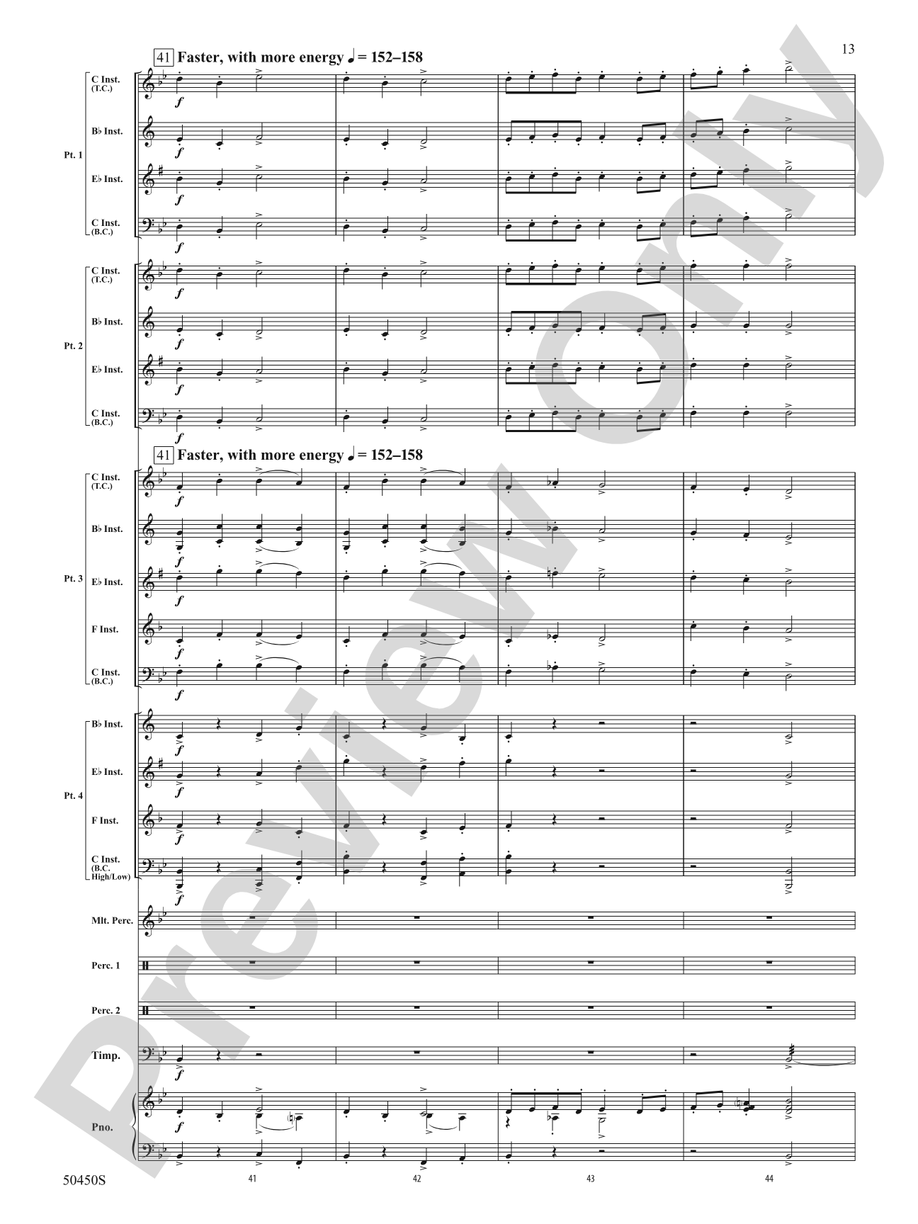 Shepherd's Hey: Flexible Band/String Ensemble Score & Parts