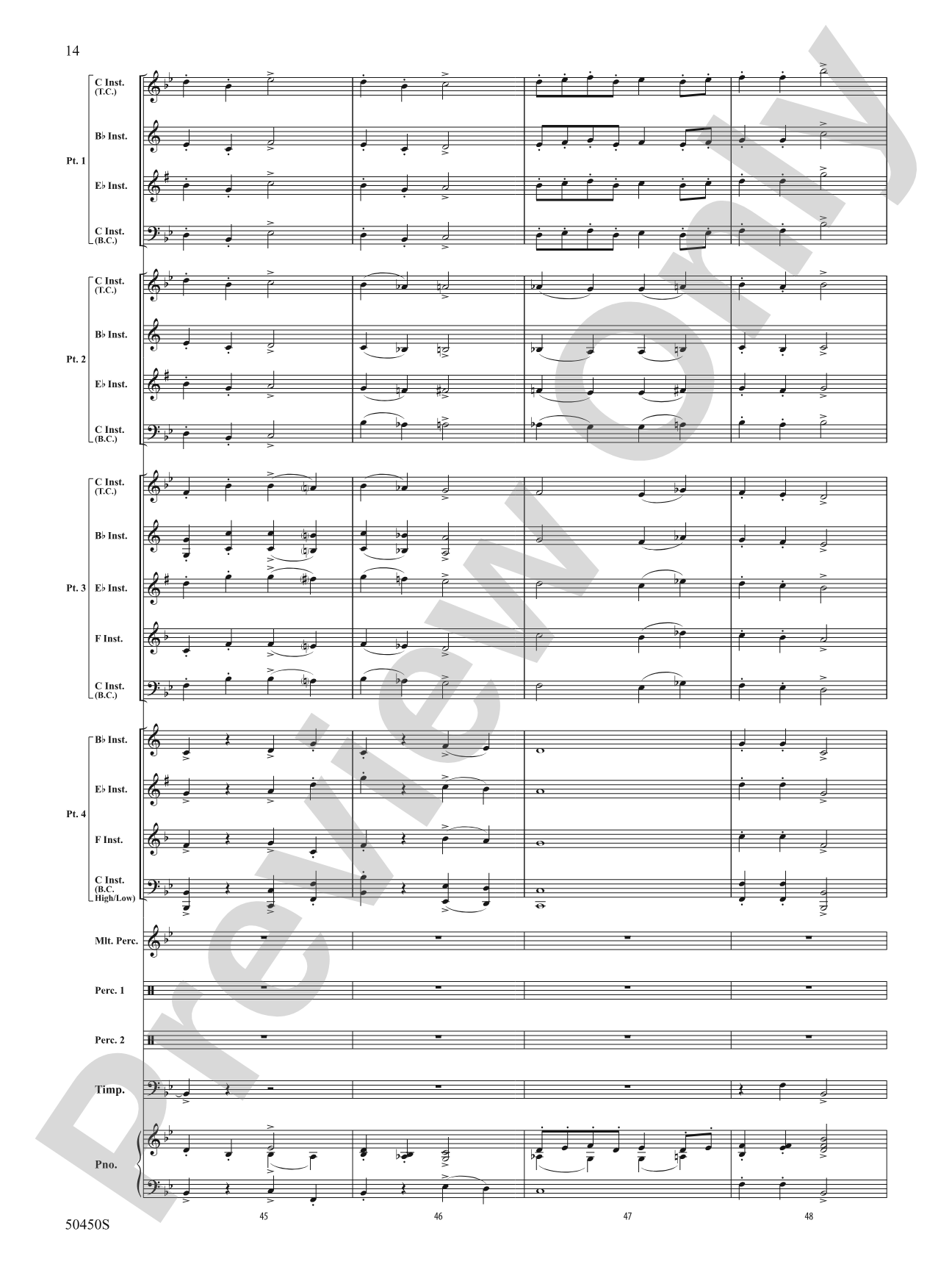 Shepherd's Hey: Flexible Band/String Ensemble Score & Parts