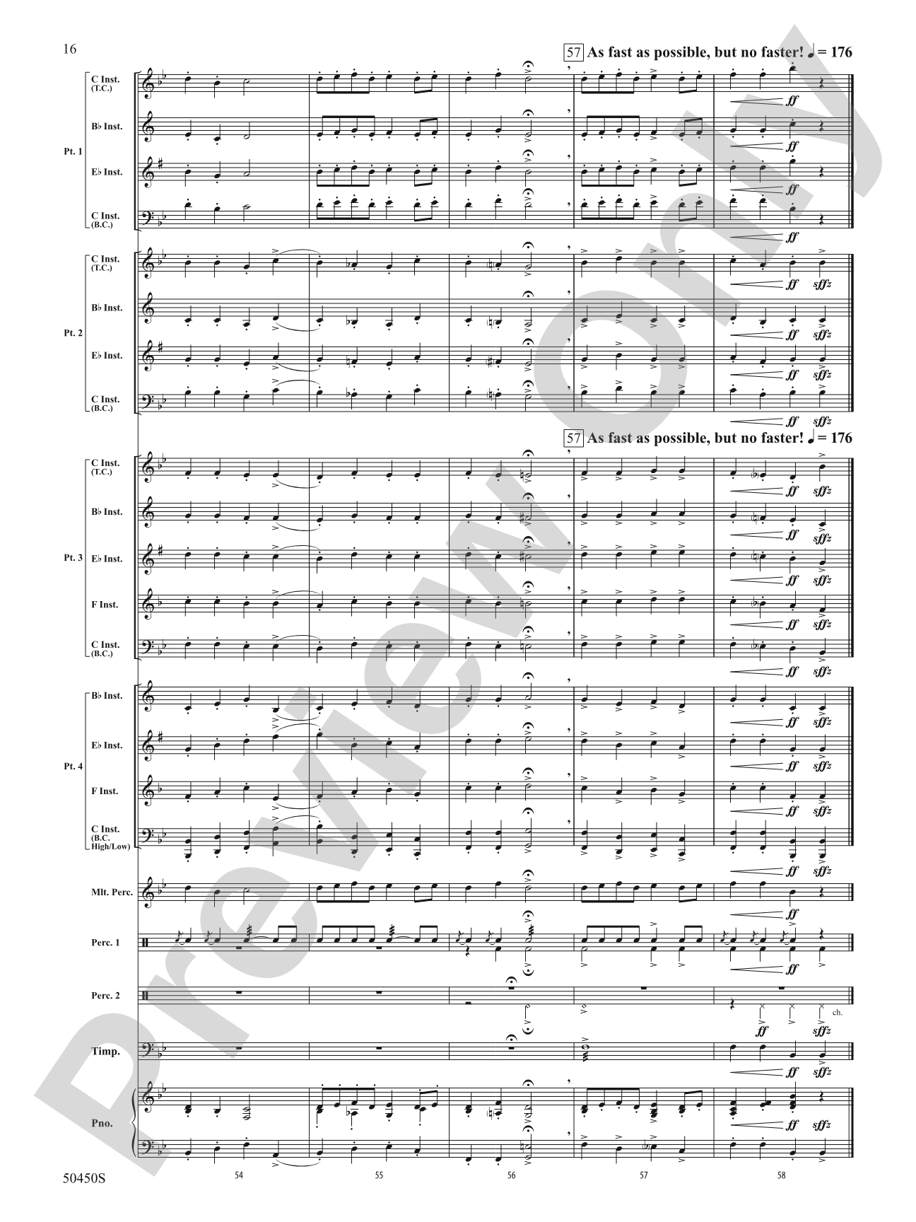 Shepherd's Hey: Flexible Band/String Ensemble Score & Parts