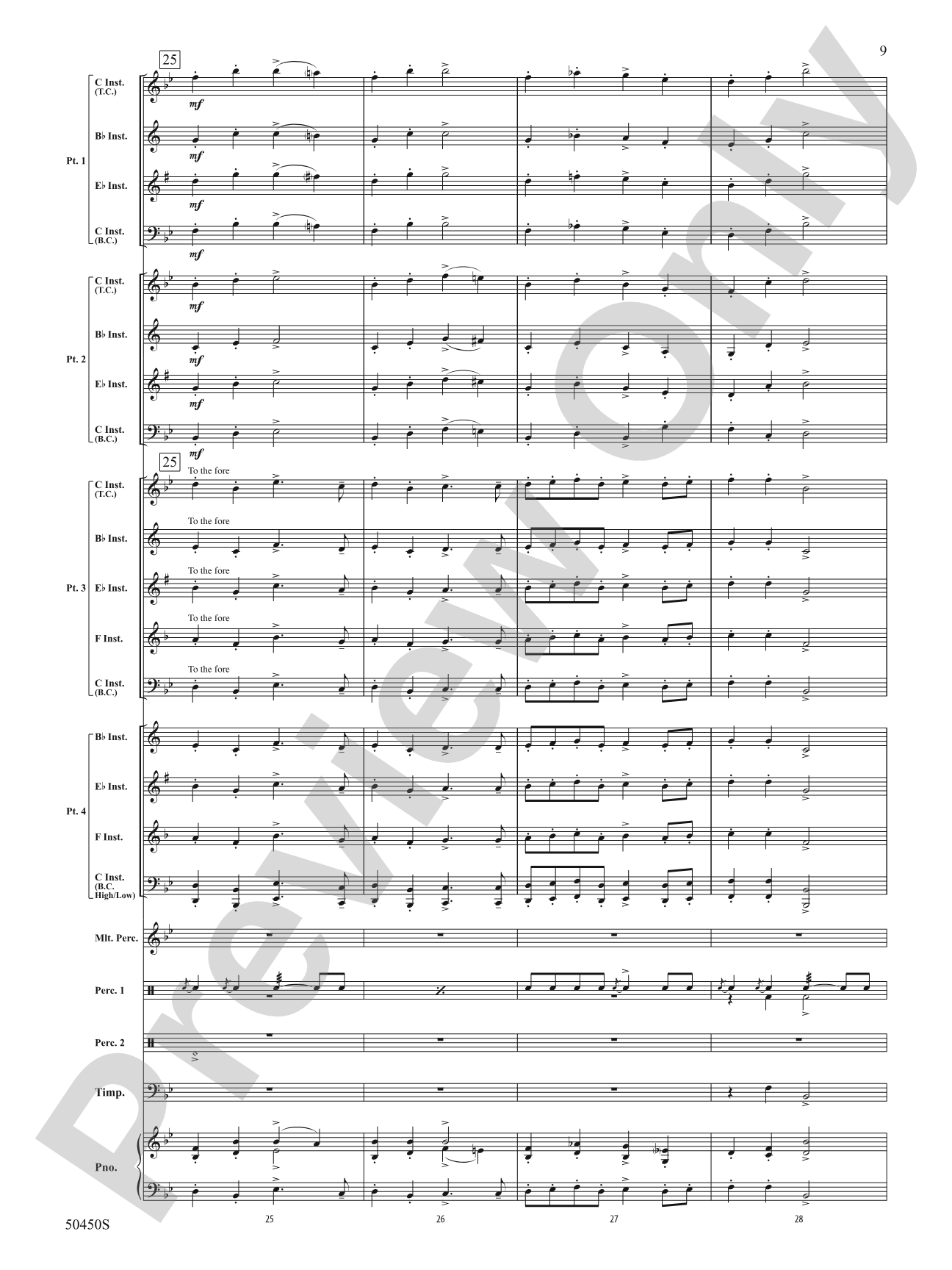 Shepherd's Hey: Flexible Band/String Ensemble Score & Parts