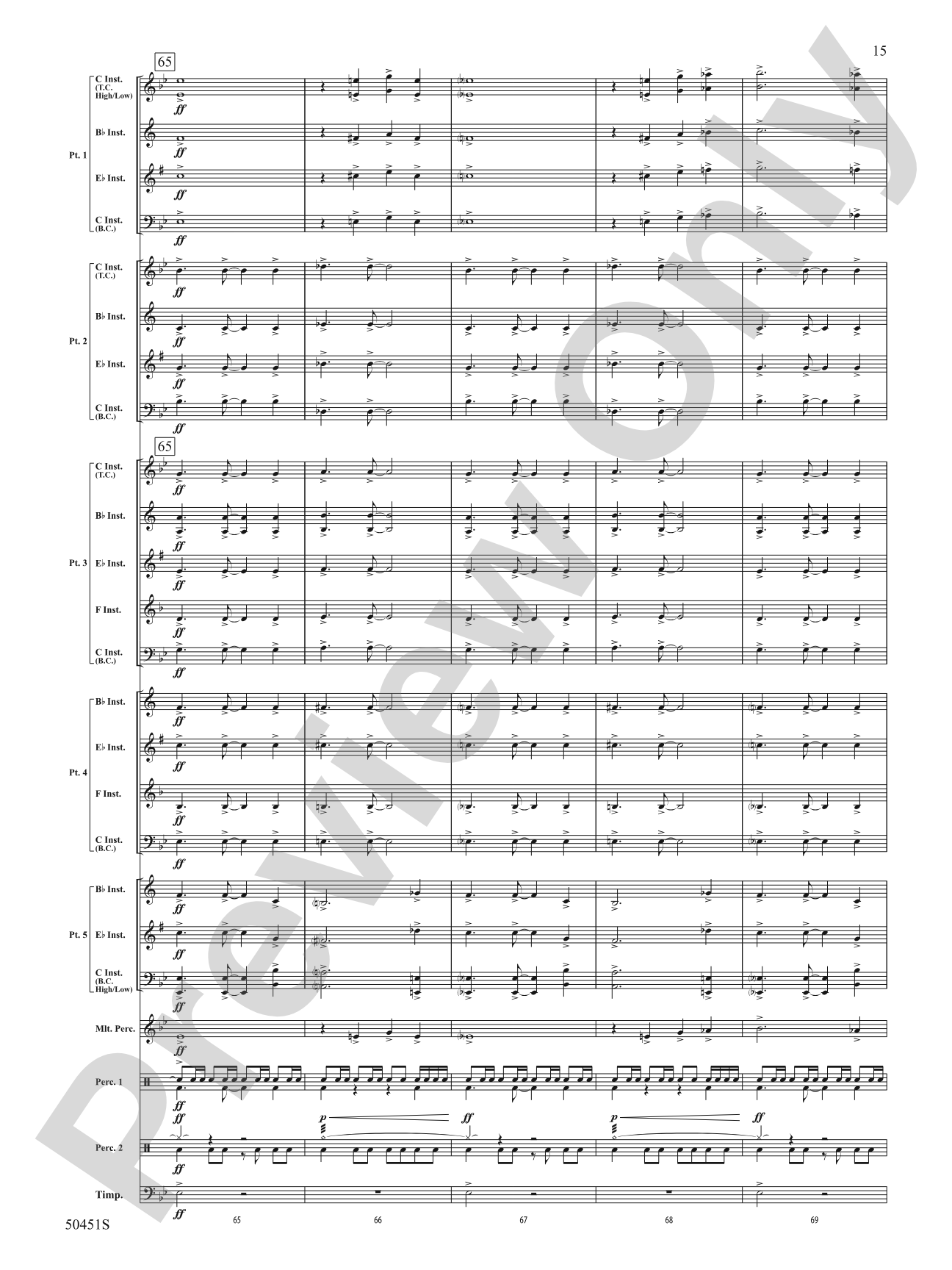 The Curse of Tutankhamun: Flexible Band/String Ensemble Score & Parts