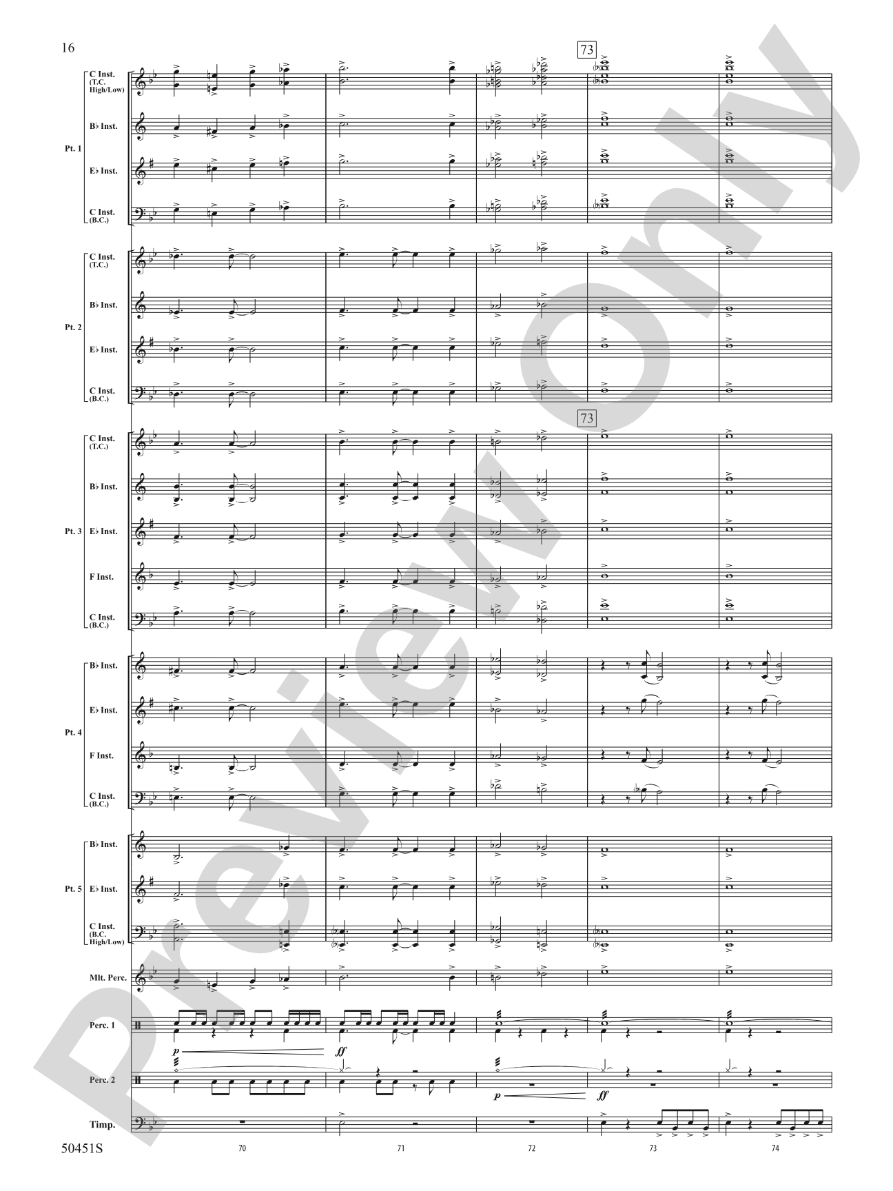 The Curse of Tutankhamun: Flexible Band/String Ensemble Score & Parts