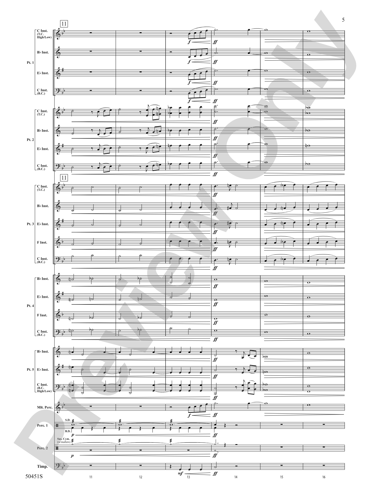 The Curse of Tutankhamun: Flexible Band/String Ensemble Score & Parts