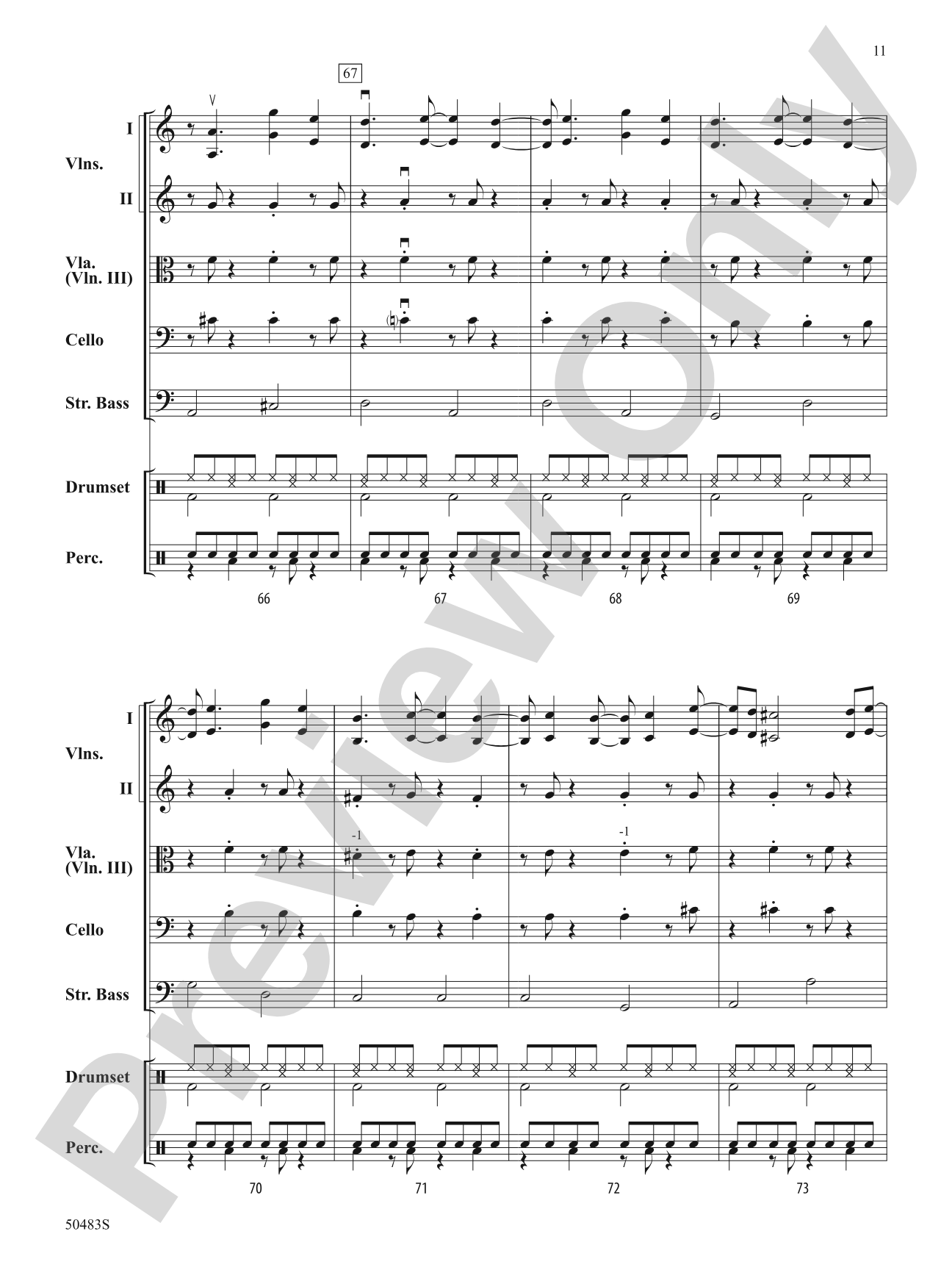 Lover Girl: String Orchestra Conductor Score & Parts