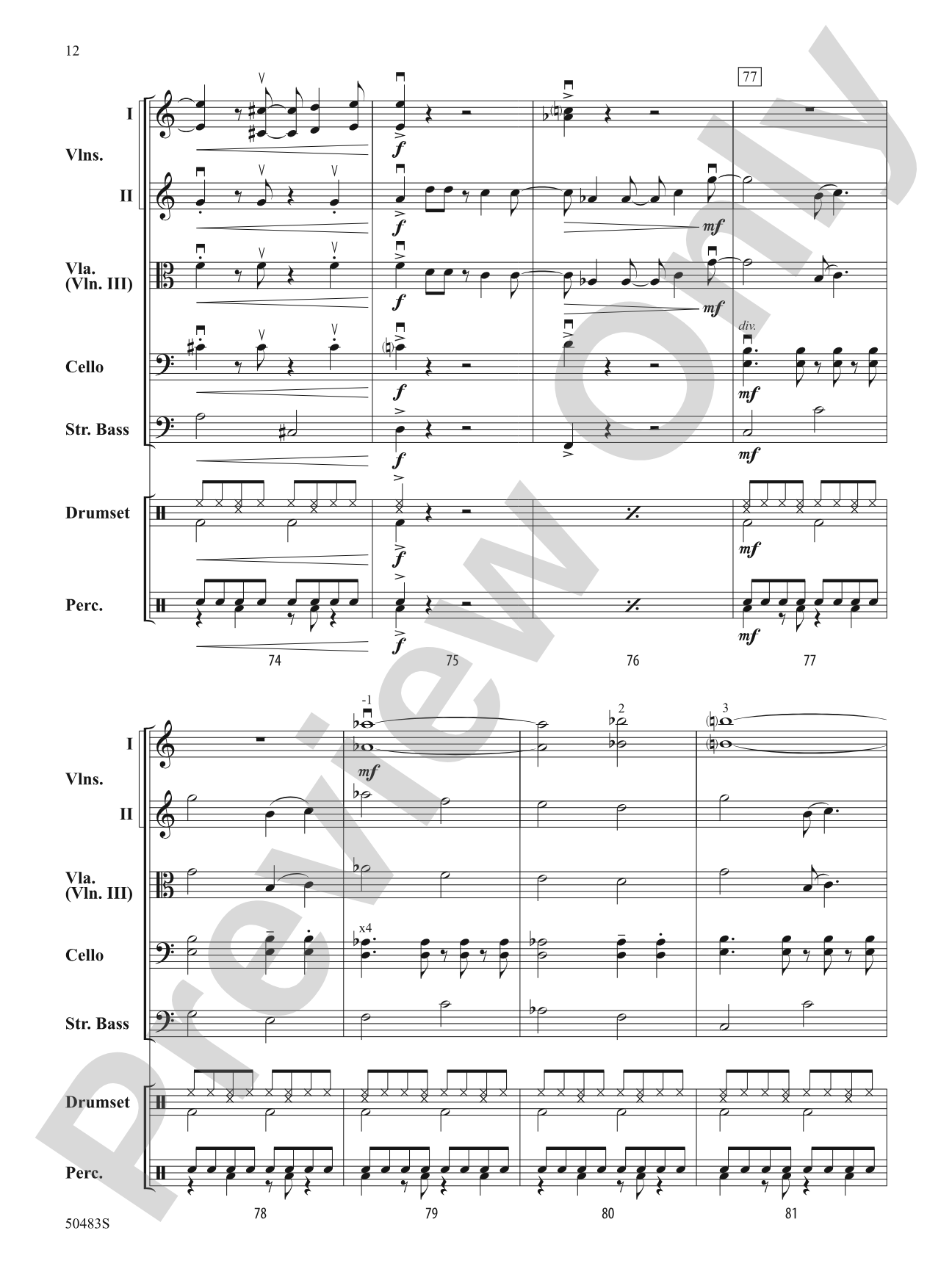 Lover Girl: String Orchestra Conductor Score & Parts