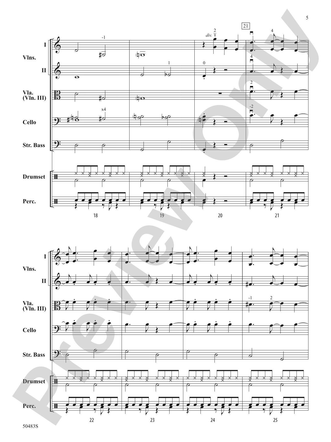 Lover Girl: String Orchestra Conductor Score & Parts
