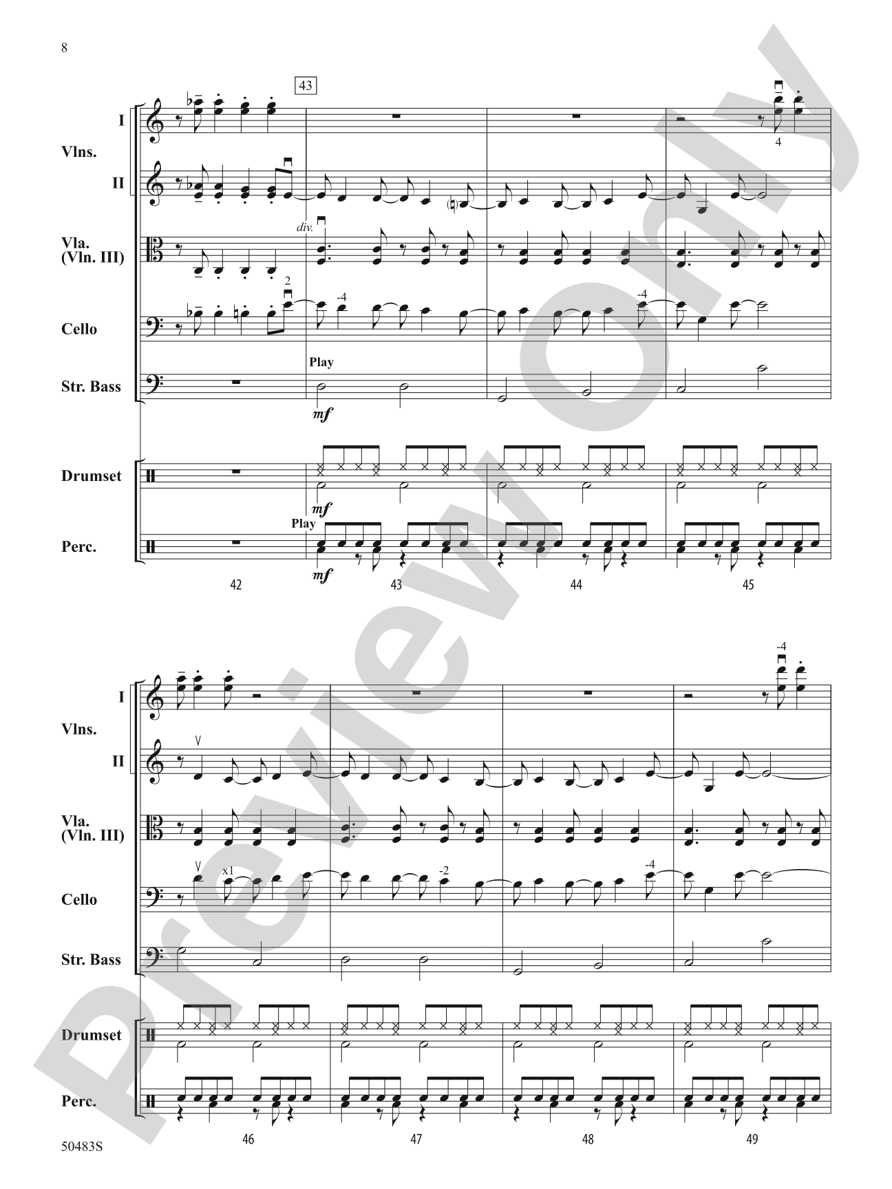 Lover Girl: String Orchestra Conductor Score & Parts