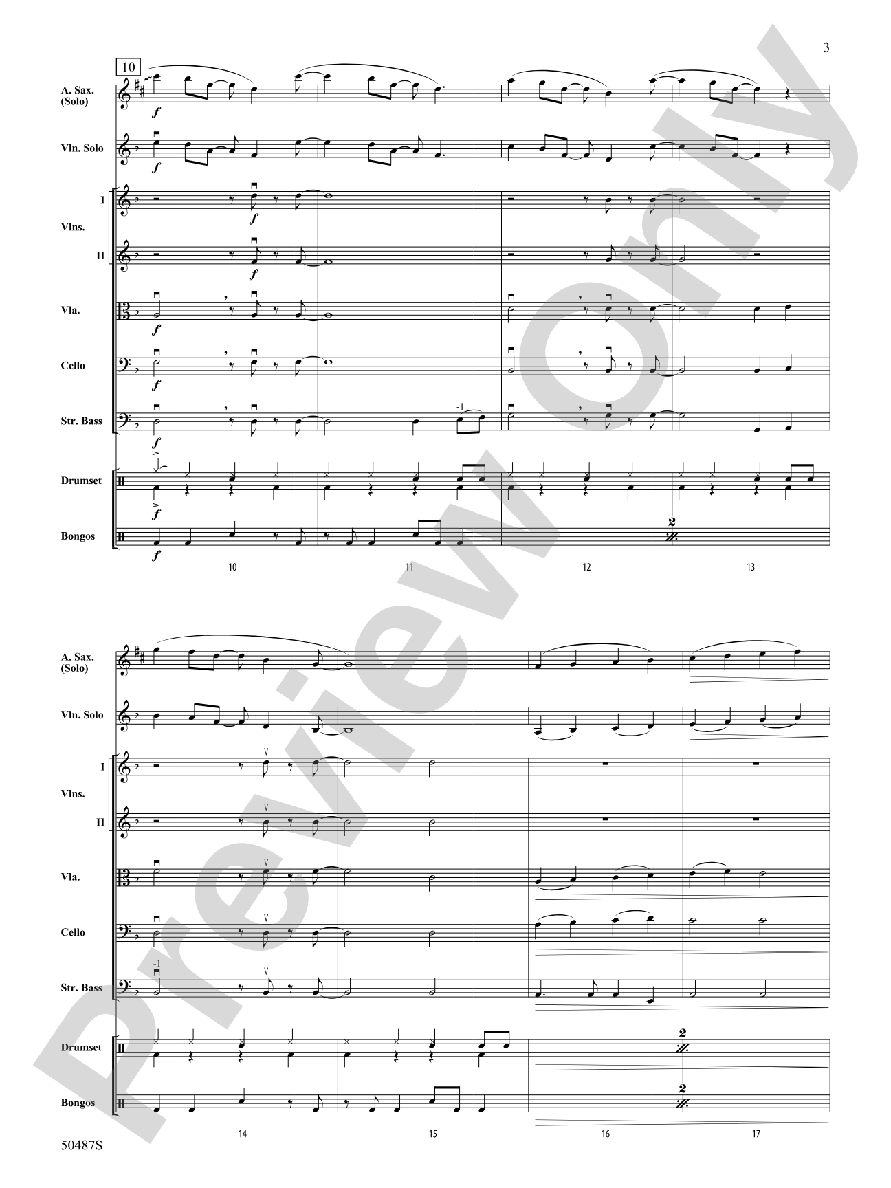 Careless Whisper: String Orchestra Conductor Score & Parts