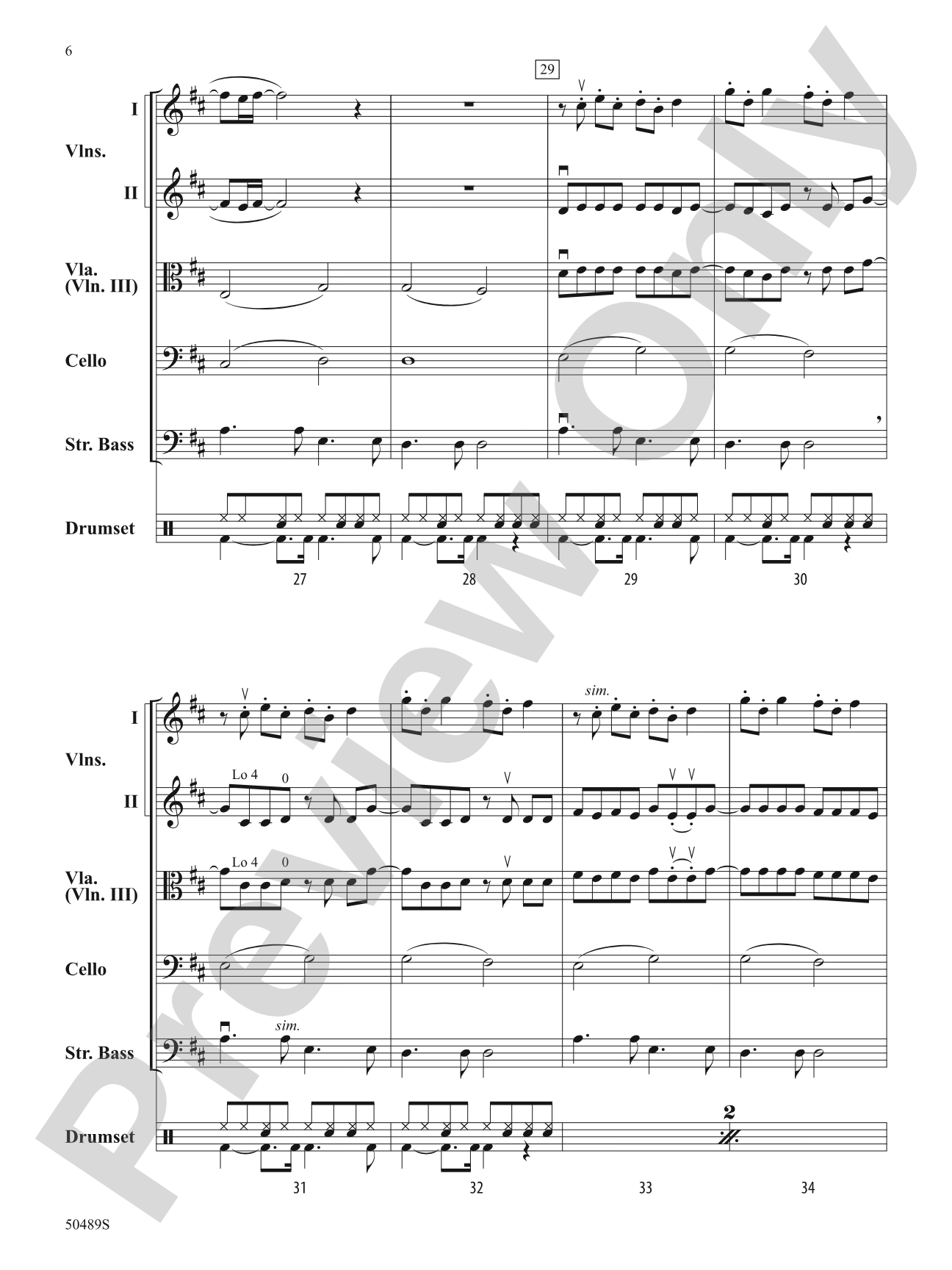 Bitter Sweet Symphony: String Orchestra Conductor Score & Parts