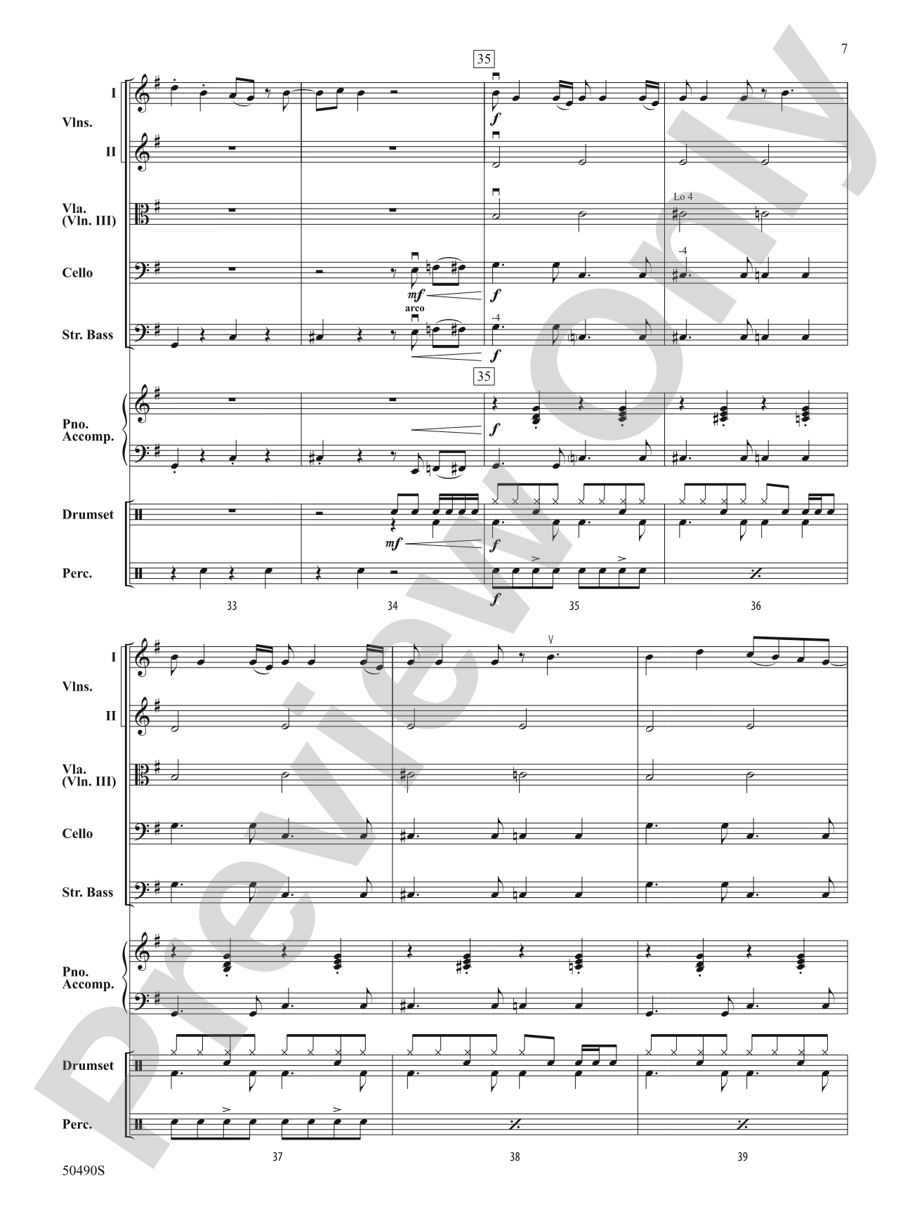All Star: String Orchestra Conductor Score & Parts
