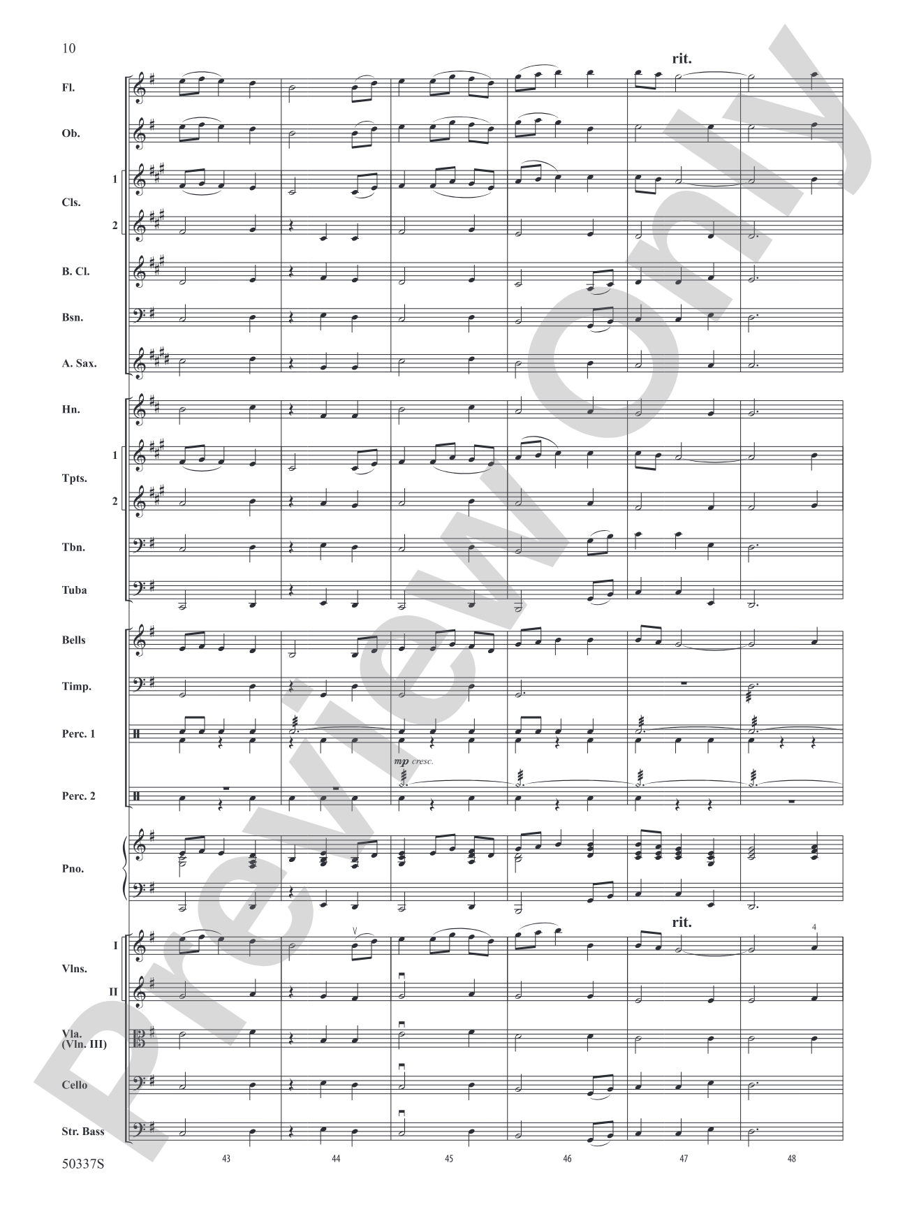 Jupiter, the Bringer of Jollity: Full Orchestra Conductor Score & Parts