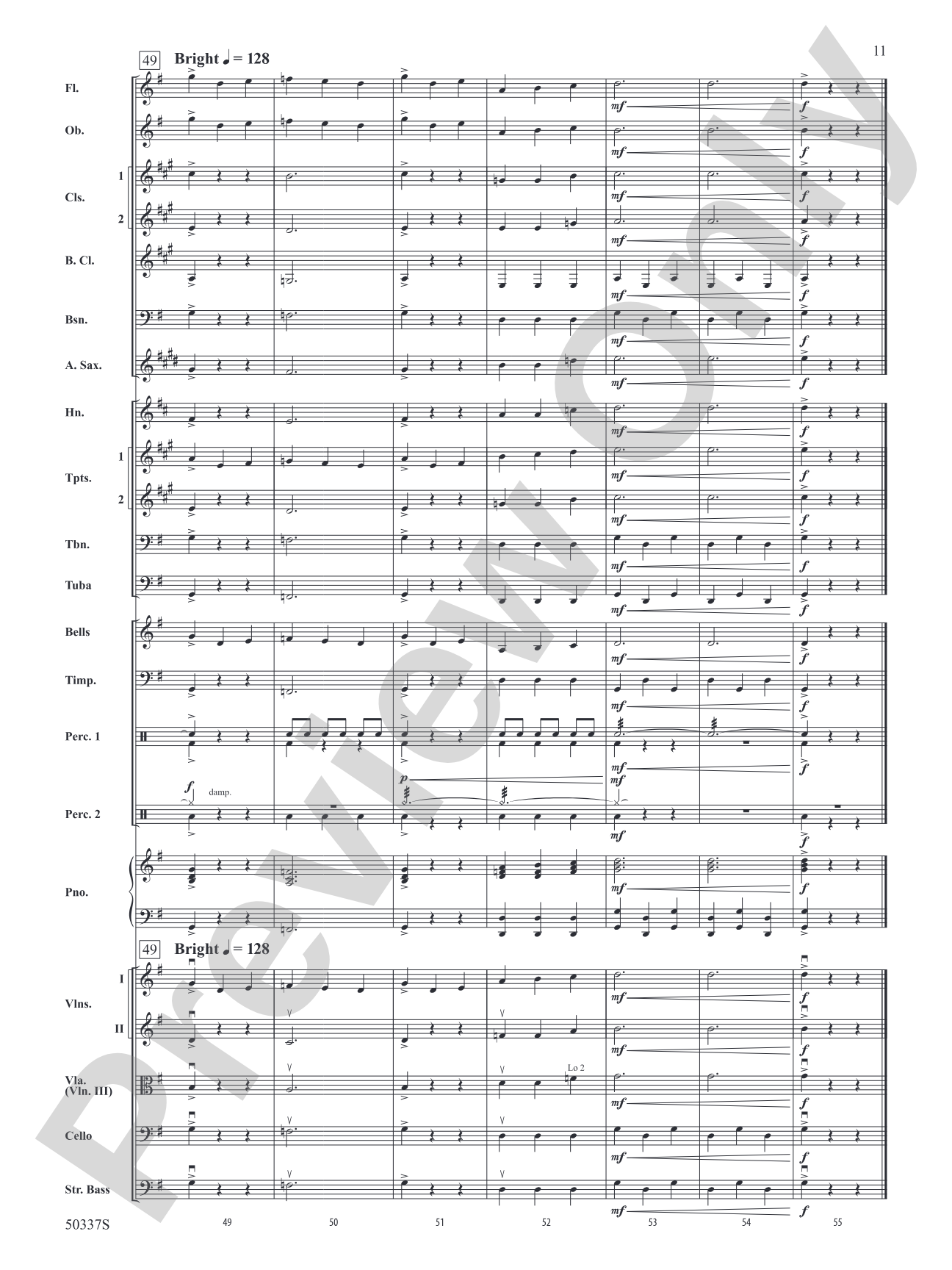 Jupiter, the Bringer of Jollity: Full Orchestra Conductor Score & Parts