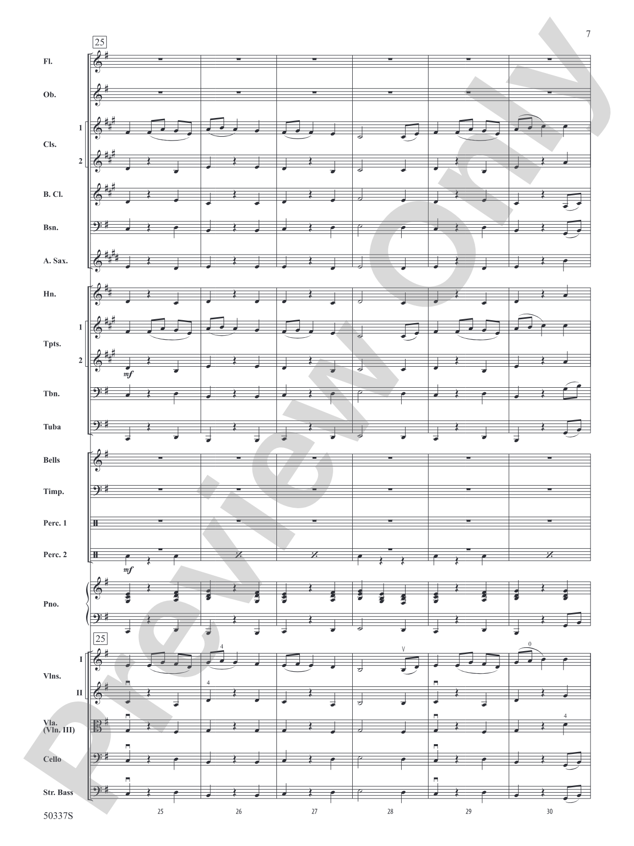 Jupiter, the Bringer of Jollity: Full Orchestra Conductor Score & Parts