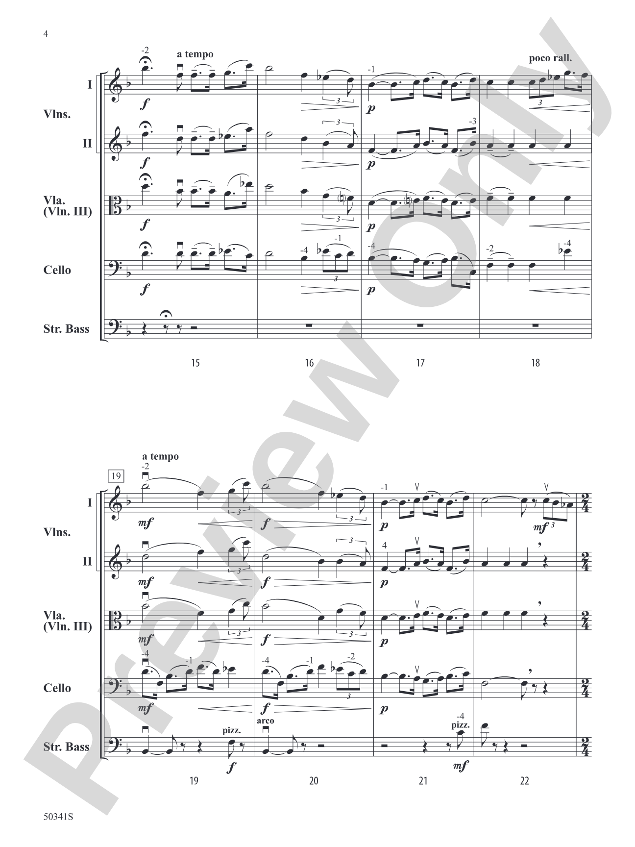 Sono andati?: String Orchestra Conductor Score & Parts