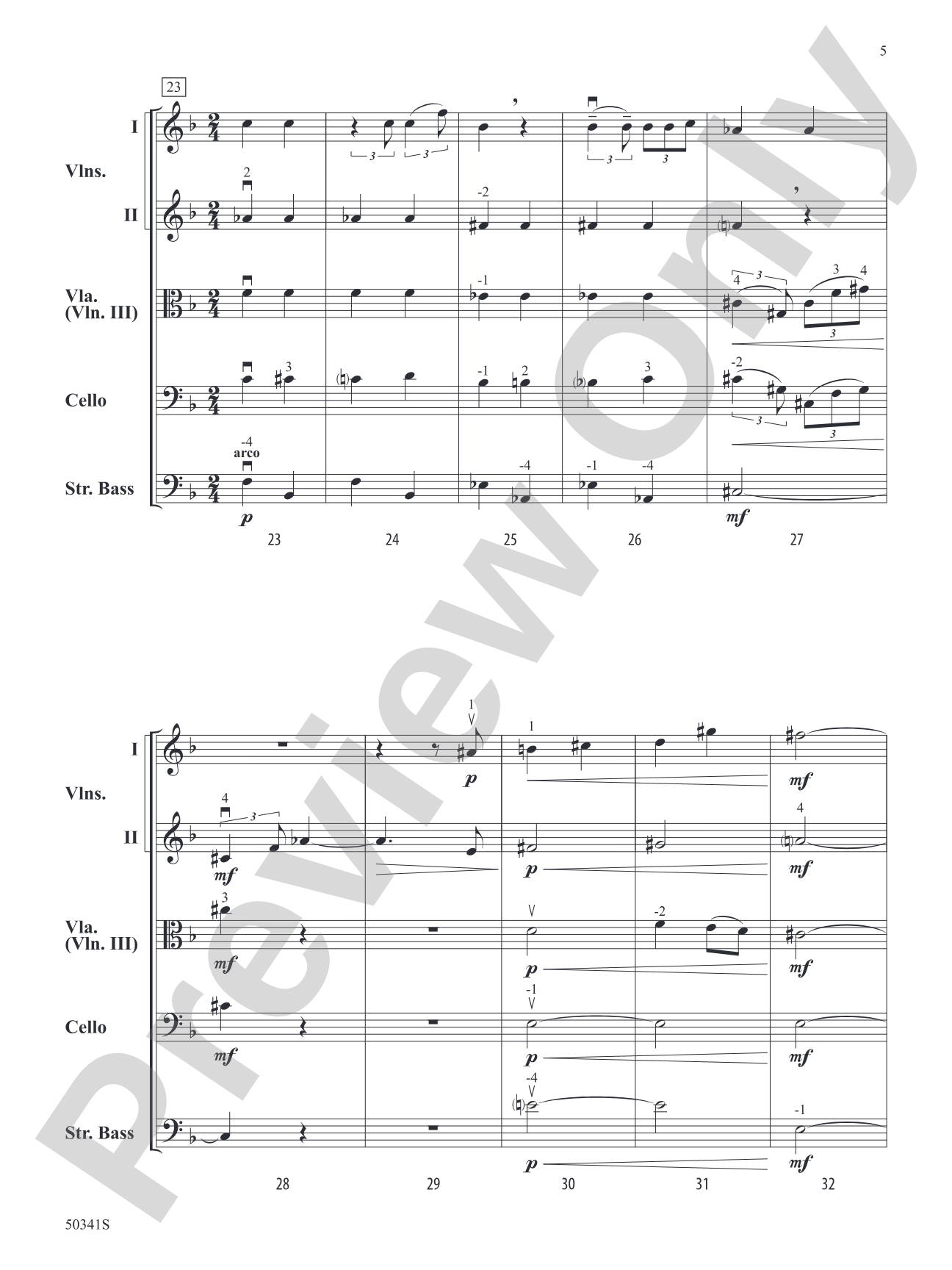 Sono andati?: String Orchestra Conductor Score & Parts