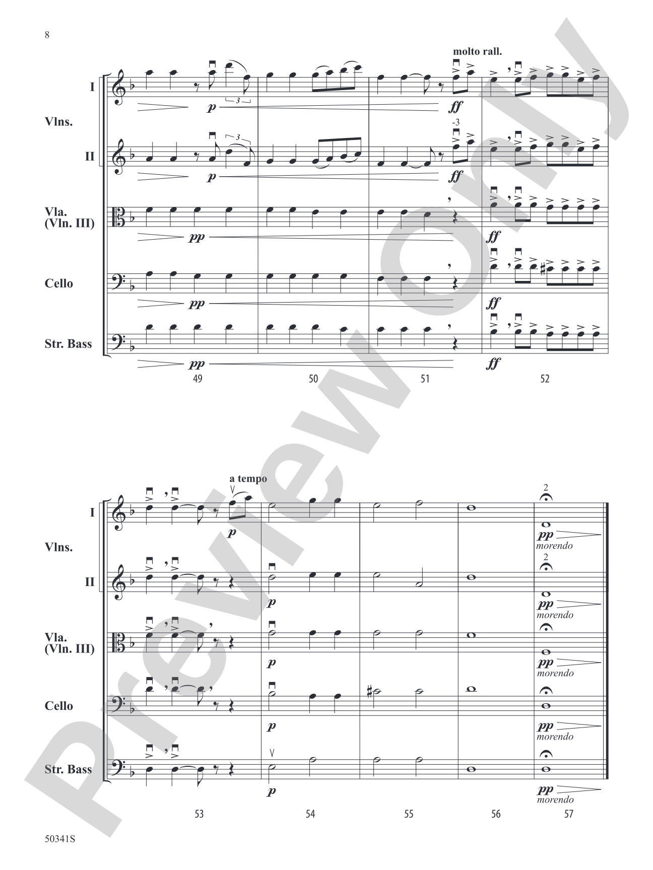 Sono andati?: String Orchestra Conductor Score & Parts