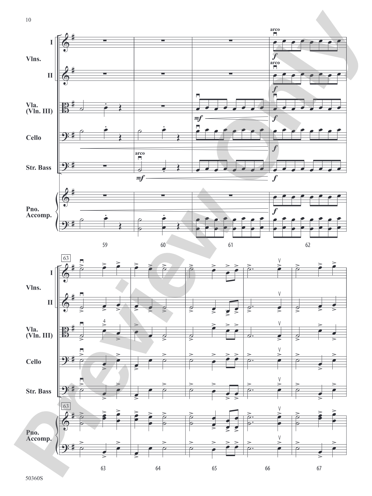 NEW WORLD VARIATIONS/SIS: String Orchestra Conductor Score & Parts
