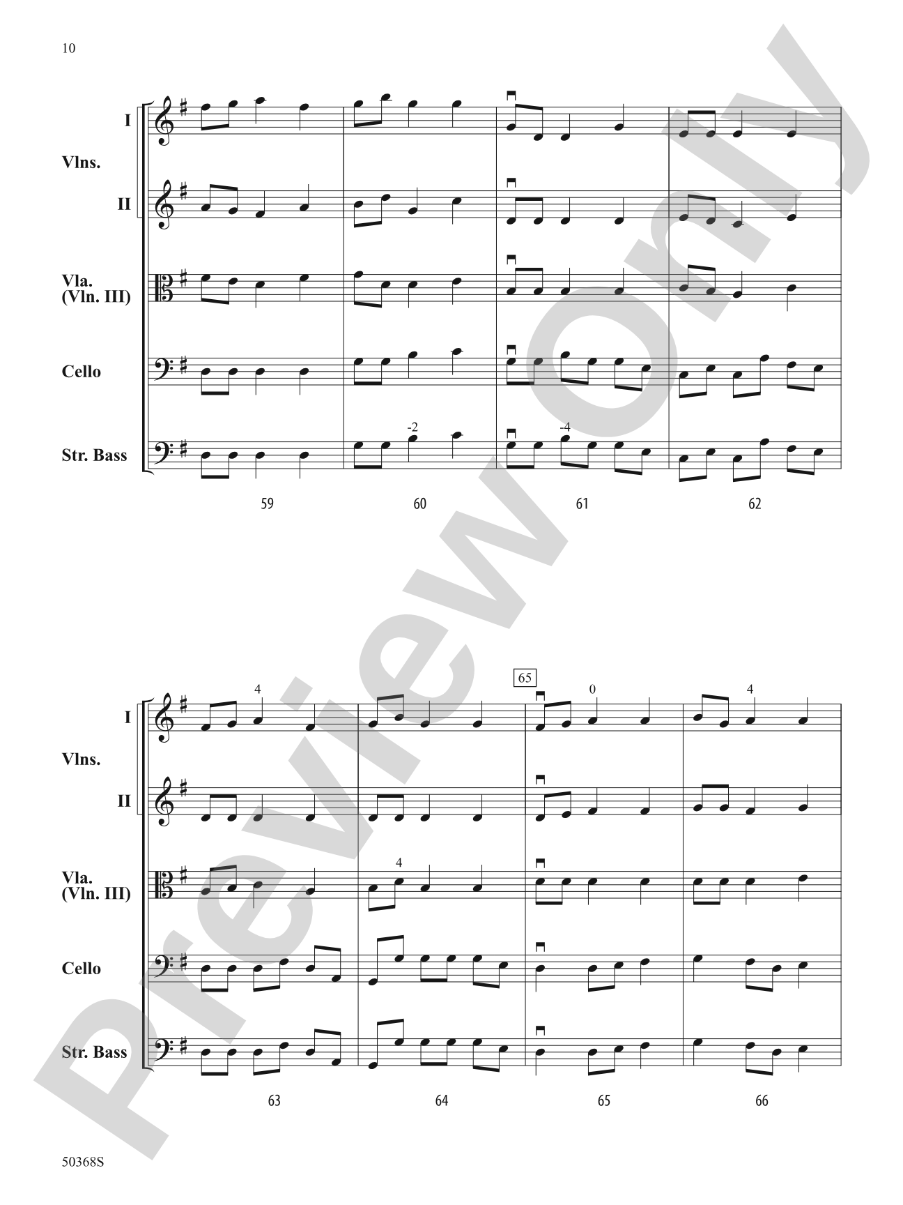 LITTLE ACADEMIC FESTIVAL/HSO: String Orchestra Conductor Score & Parts
