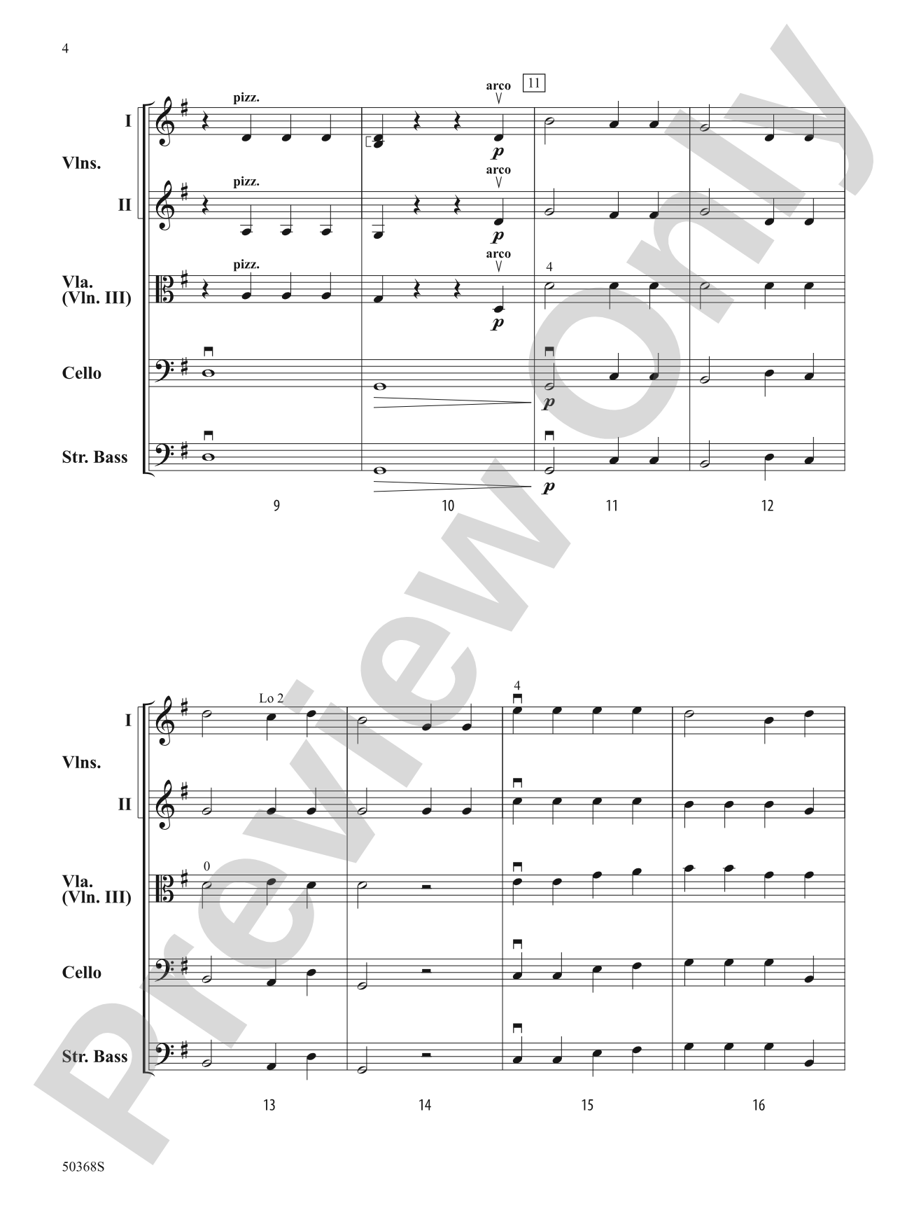 LITTLE ACADEMIC FESTIVAL/HSO: String Orchestra Conductor Score & Parts