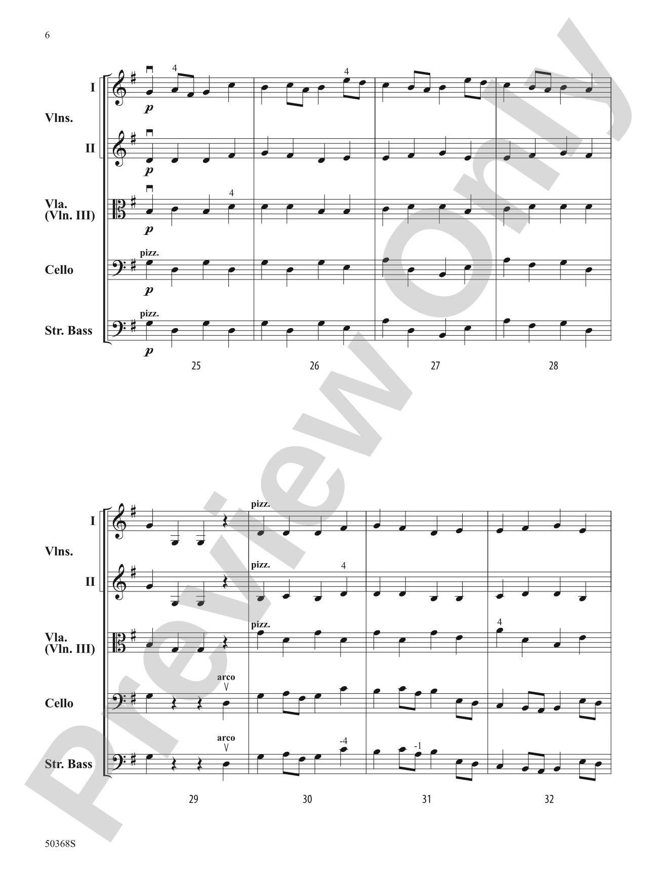 LITTLE ACADEMIC FESTIVAL/HSO: String Orchestra Conductor Score & Parts