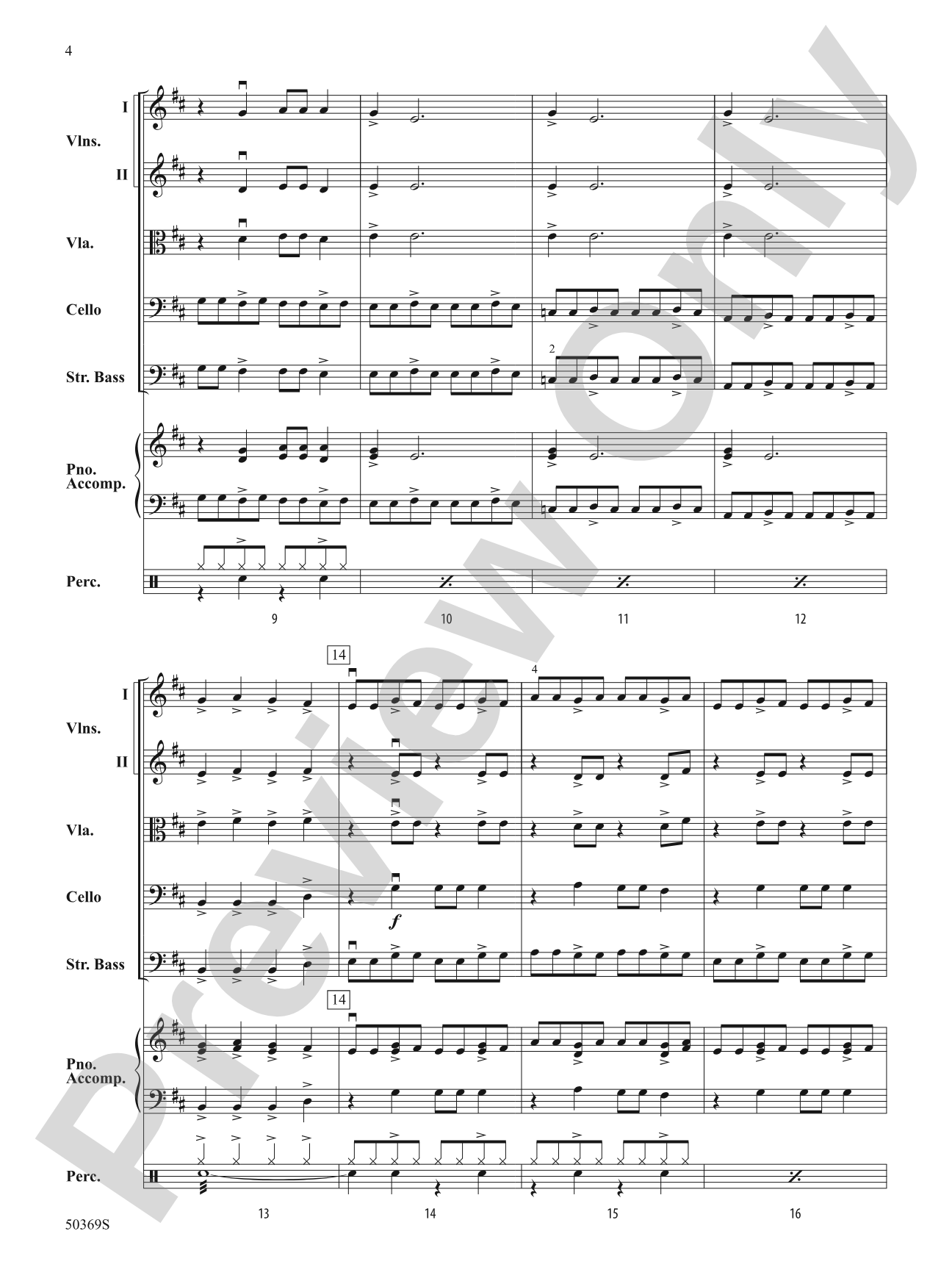 MIDNIGHT VORTEX/HSO: String Orchestra Conductor Score & Parts