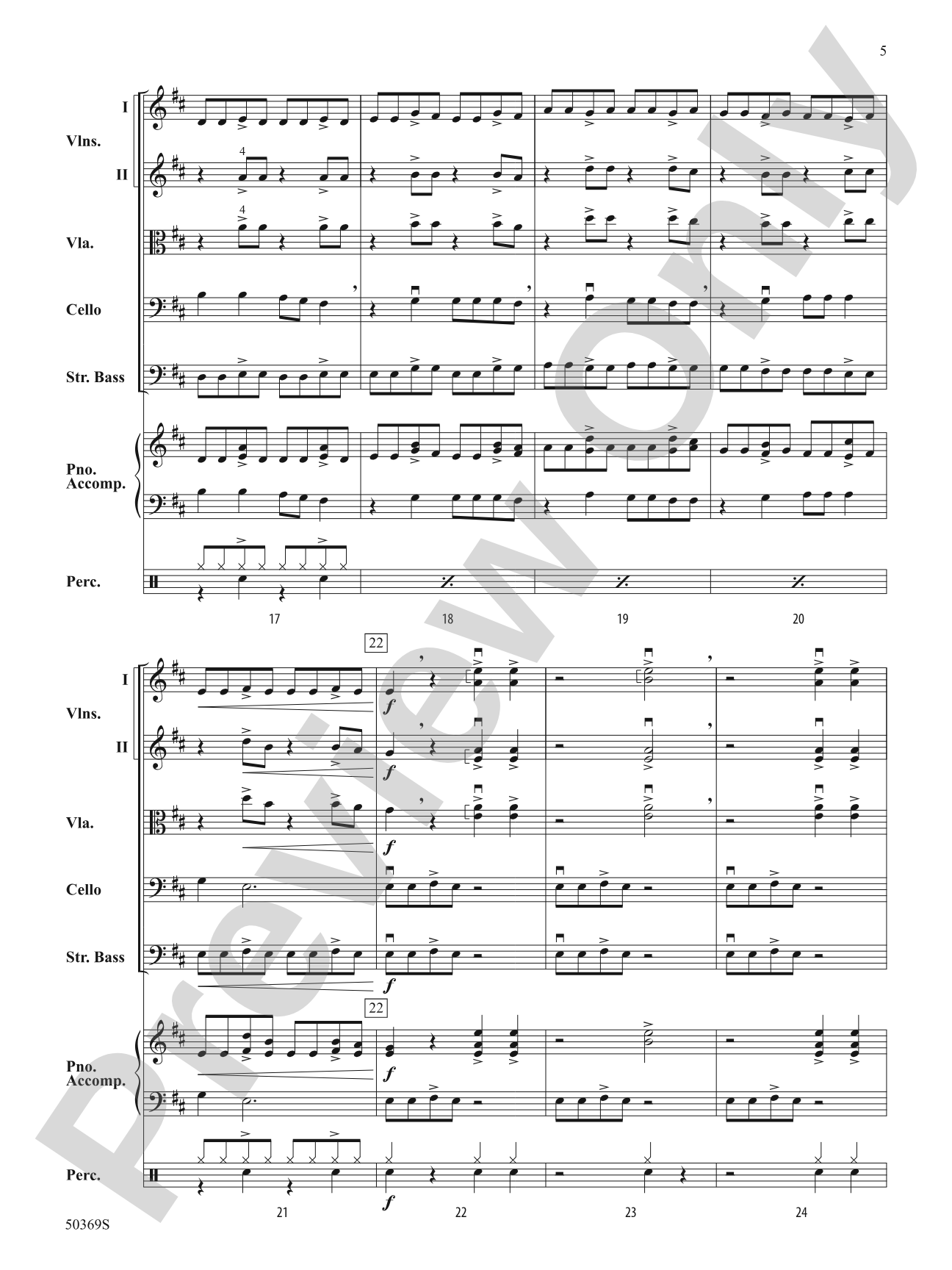 MIDNIGHT VORTEX/HSO: String Orchestra Conductor Score & Parts