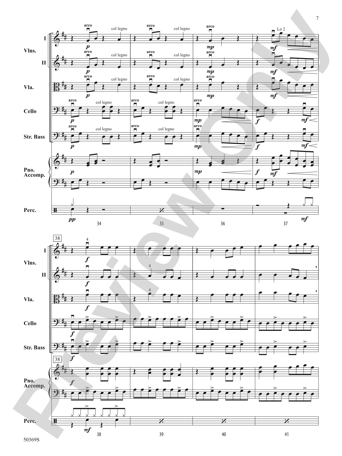 MIDNIGHT VORTEX/HSO: String Orchestra Conductor Score & Parts