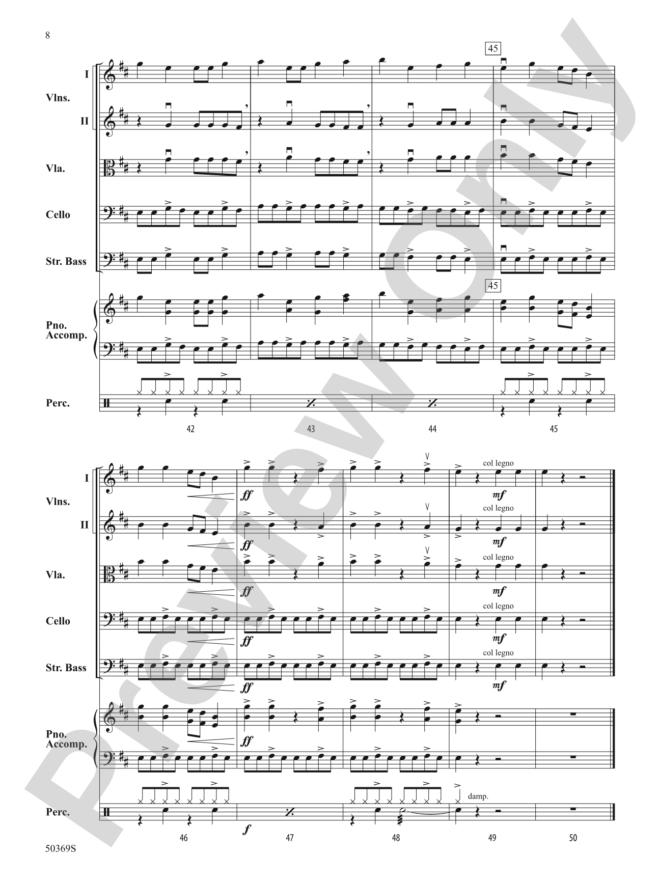 MIDNIGHT VORTEX/HSO: String Orchestra Conductor Score & Parts