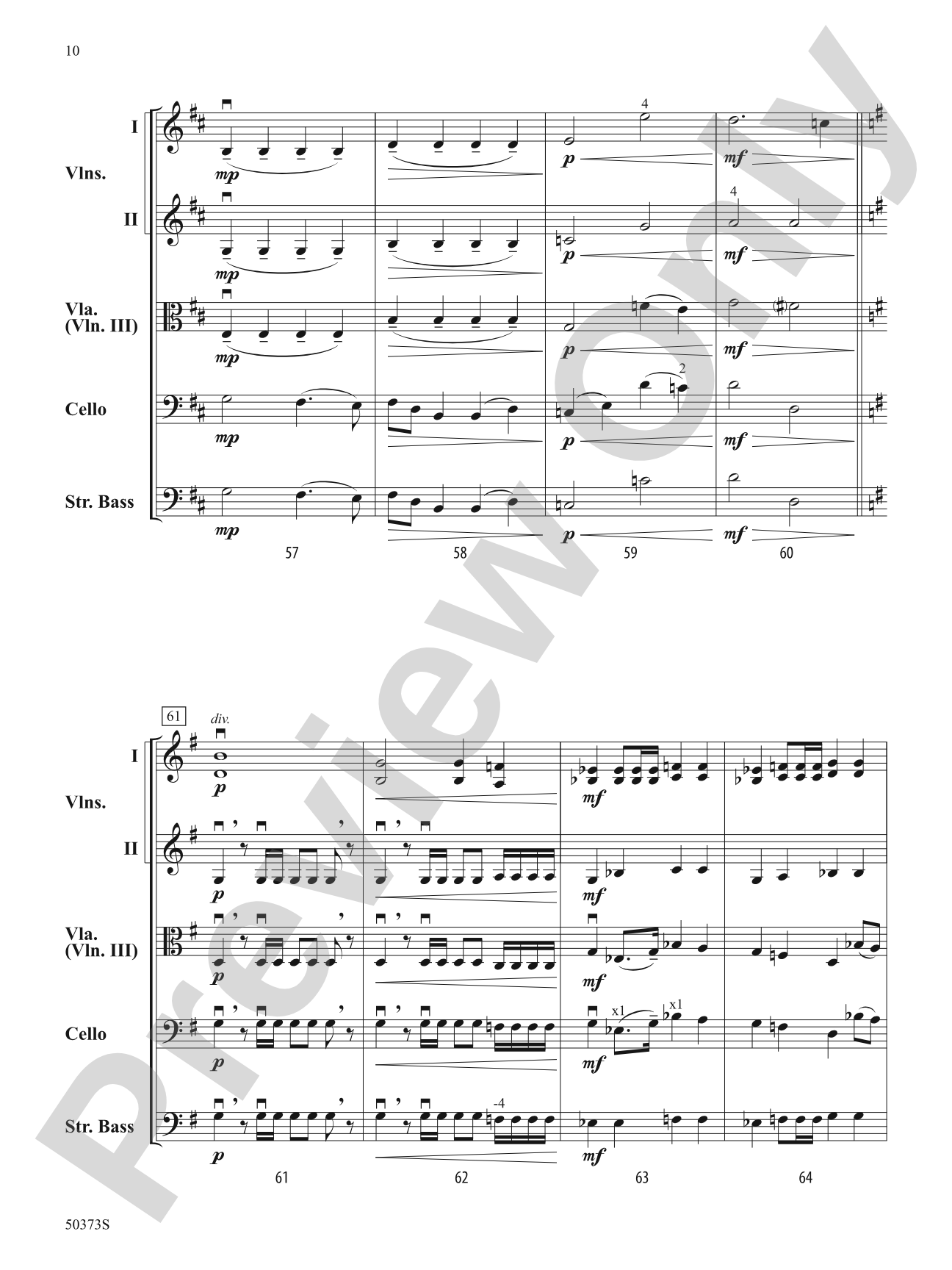 Alpine Adventure: String Orchestra Conductor Score & Parts