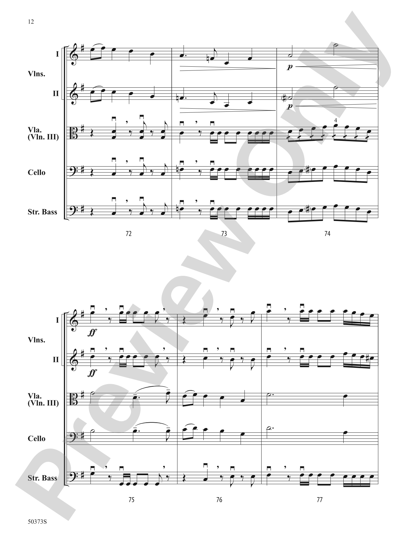 Alpine Adventure: String Orchestra Conductor Score & Parts