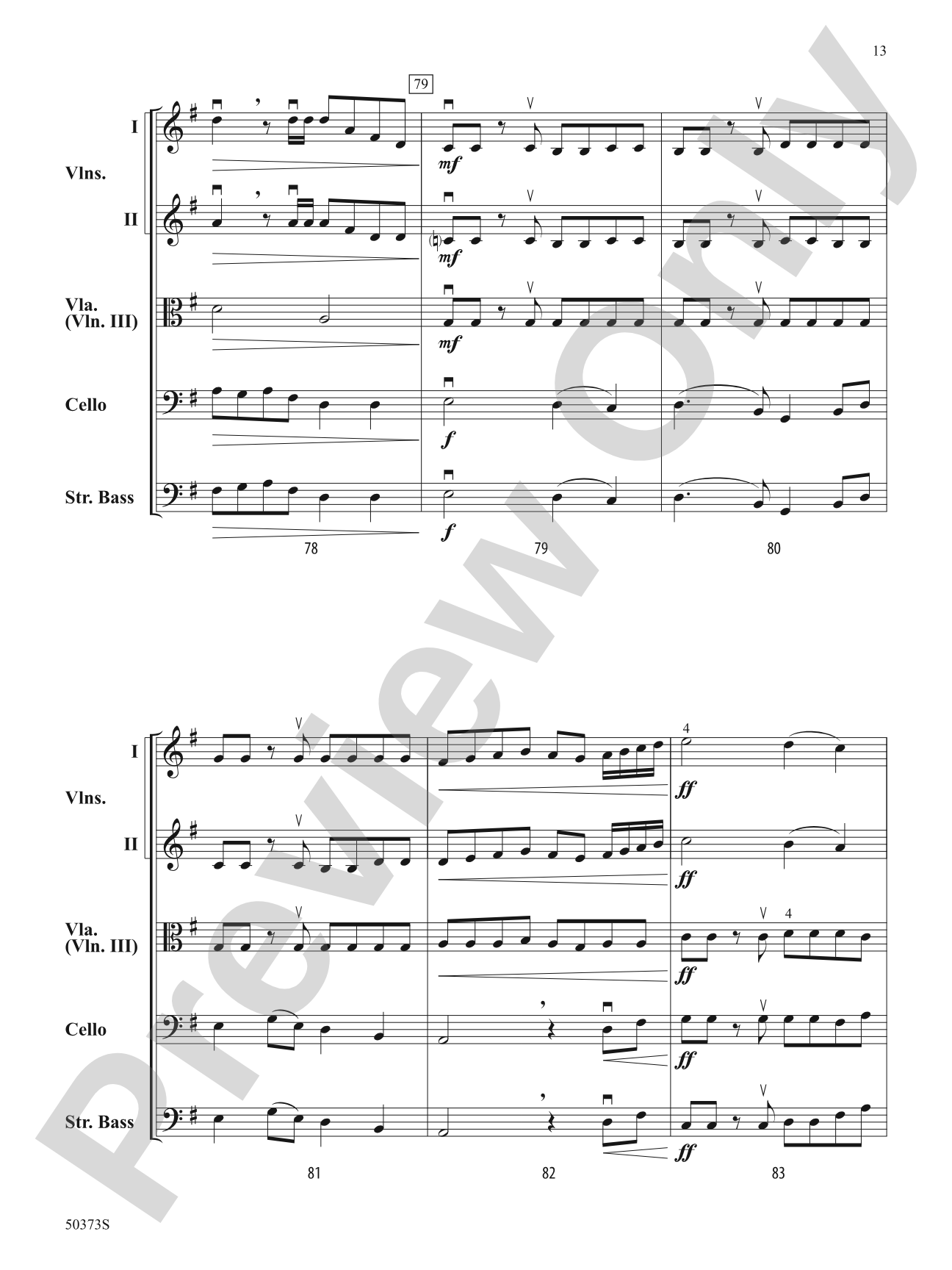 Alpine Adventure: String Orchestra Conductor Score & Parts