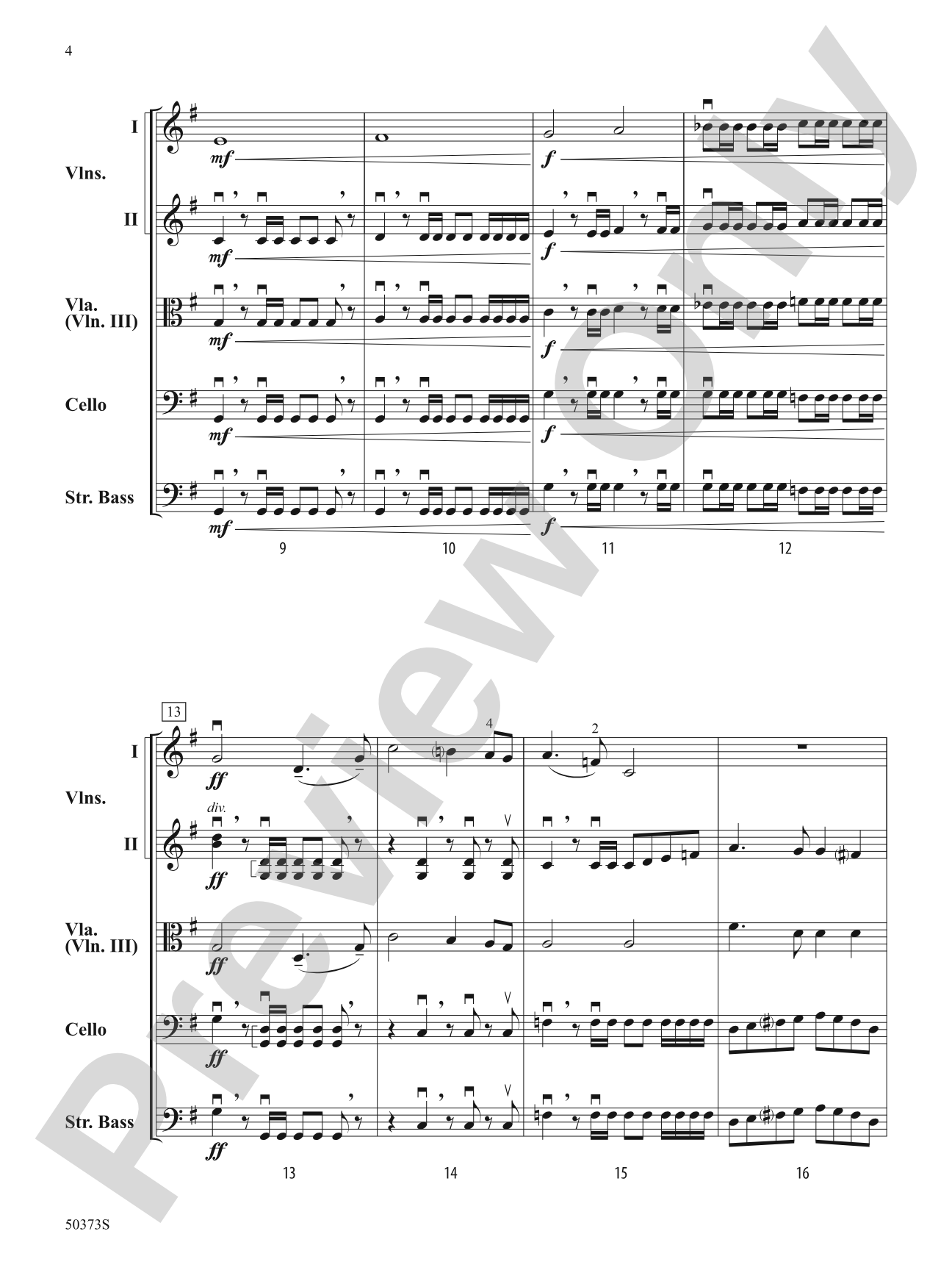 Alpine Adventure: String Orchestra Conductor Score & Parts