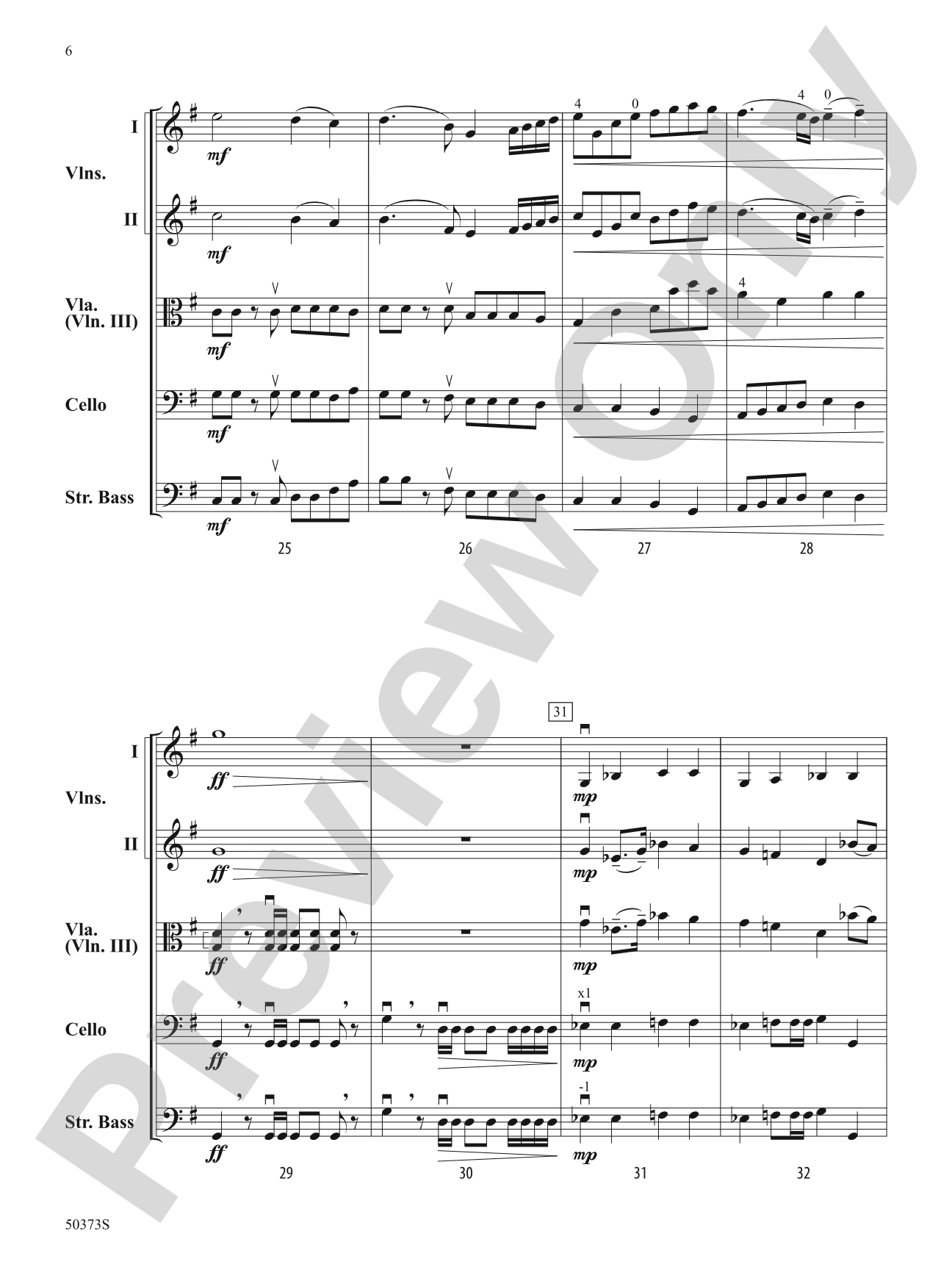 Alpine Adventure: String Orchestra Conductor Score & Parts