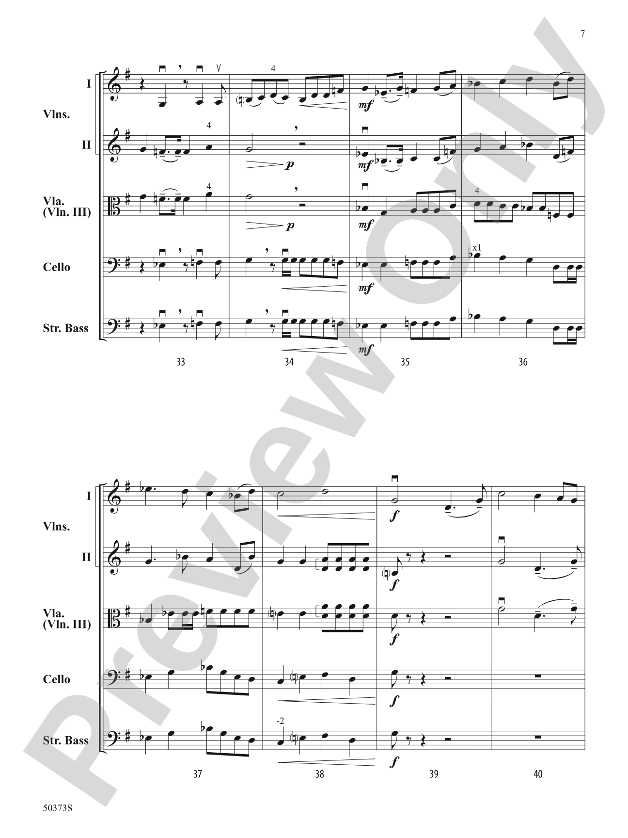Alpine Adventure: String Orchestra Conductor Score & Parts