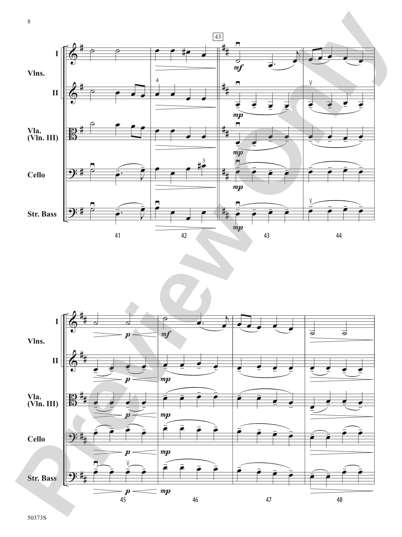 Alpine Adventure: String Orchestra Conductor Score & Parts