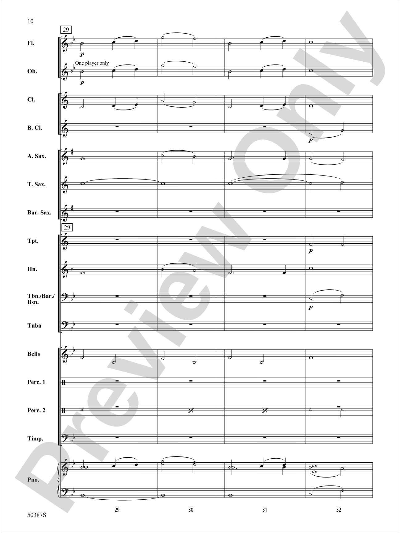 Bright Horizon: Concert Band Conductor Score & Parts