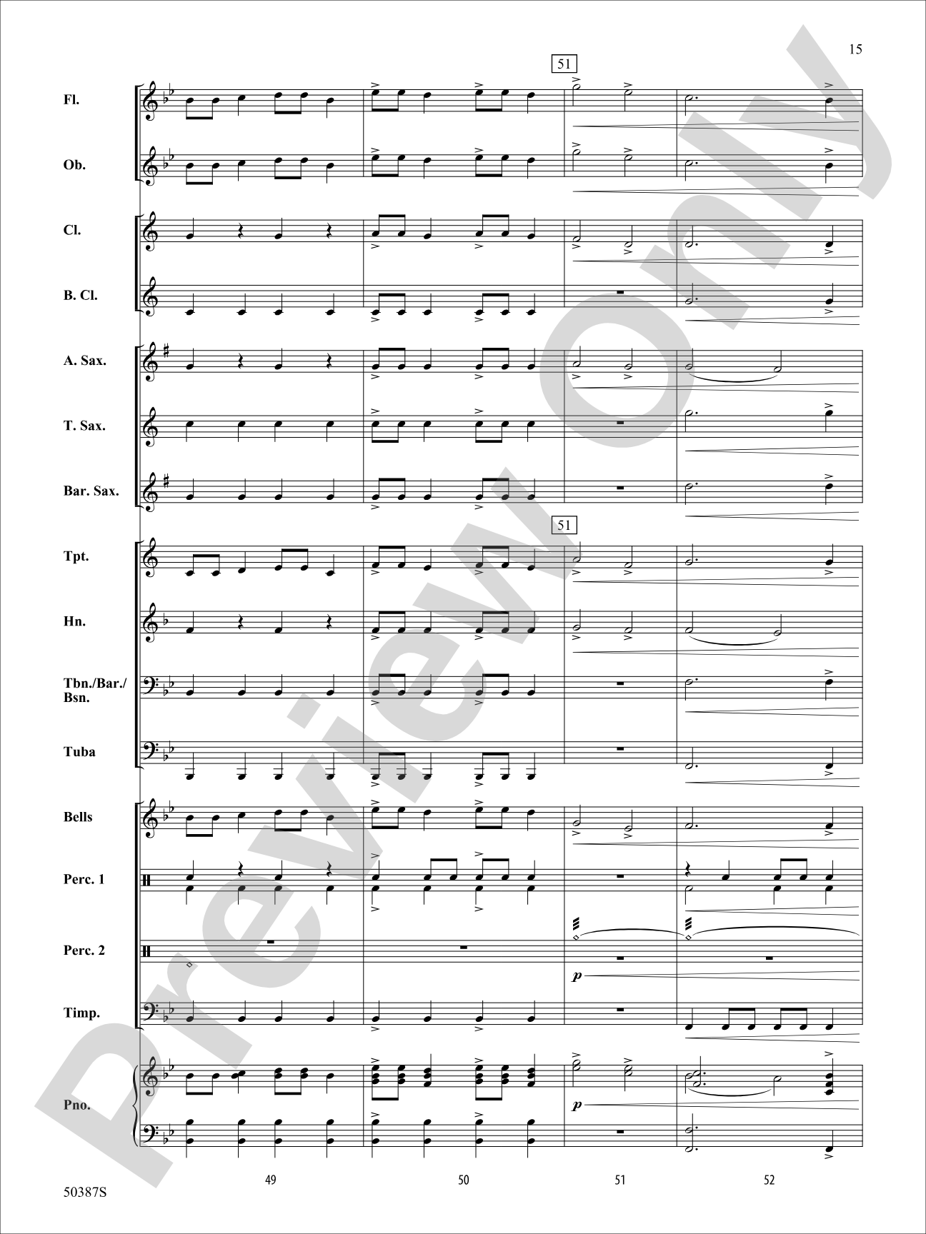 Bright Horizon: Concert Band Conductor Score & Parts
