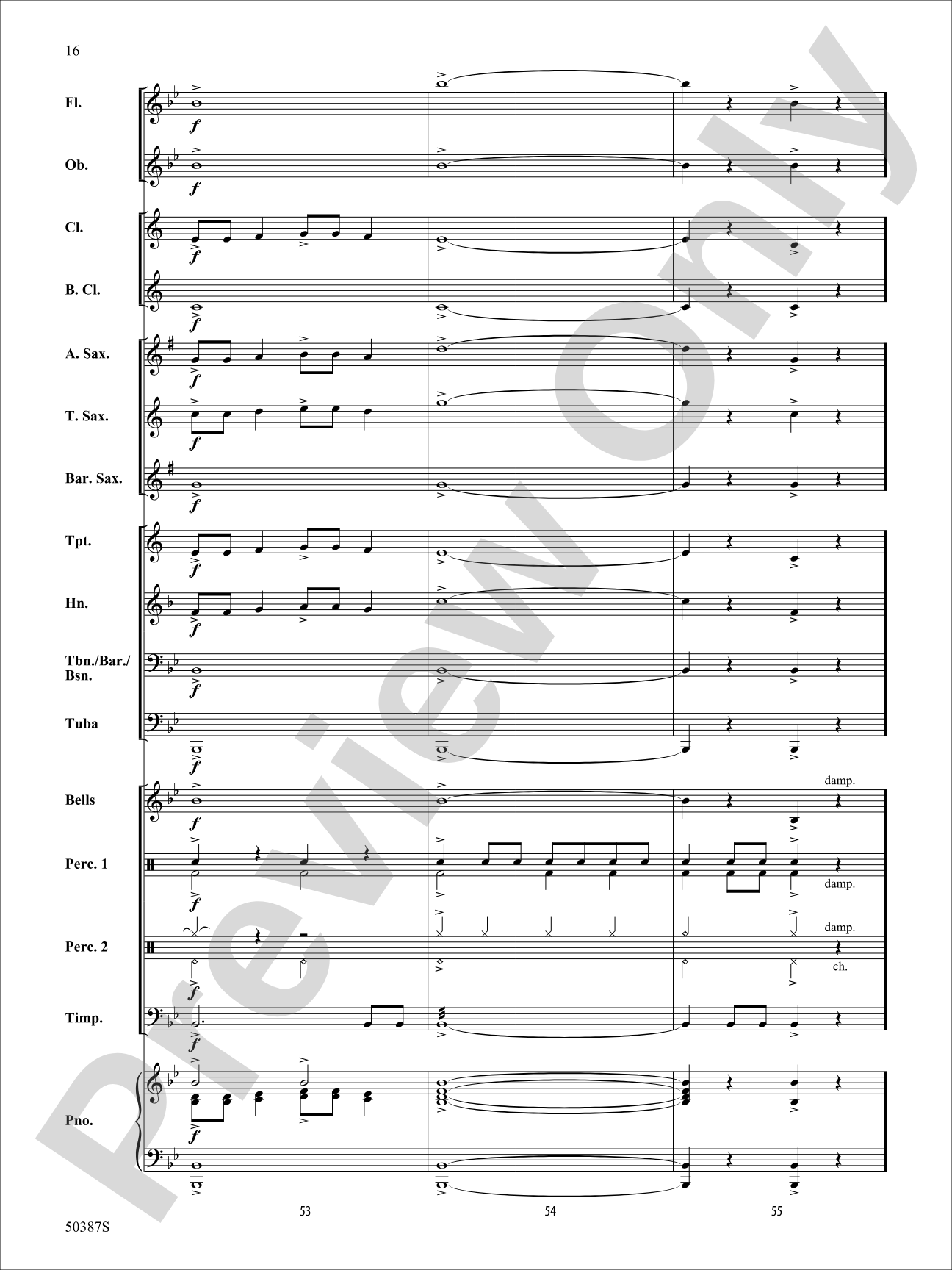 Bright Horizon: Concert Band Conductor Score & Parts