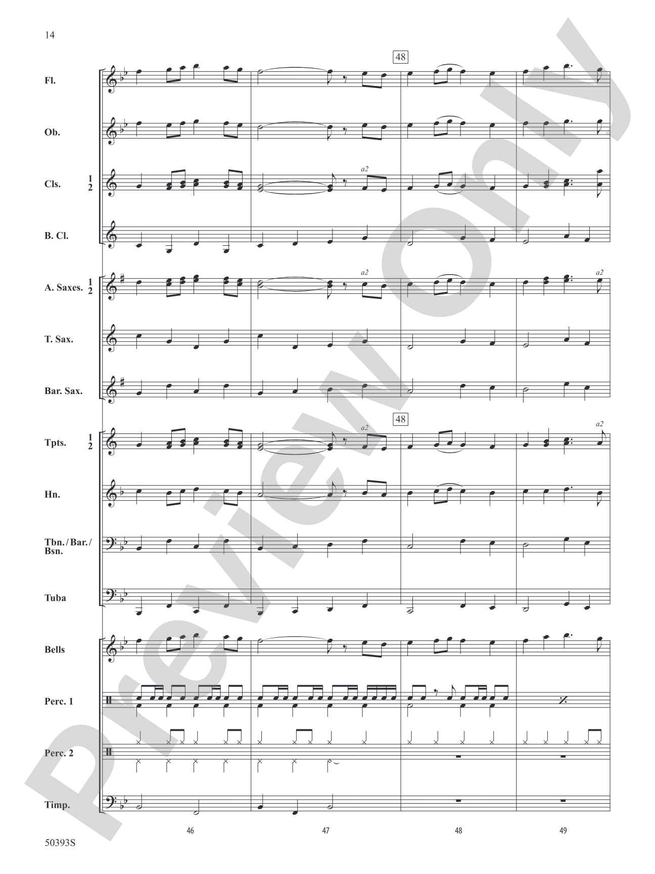 Silver Falls March: Concert Band Conductor Score & Parts