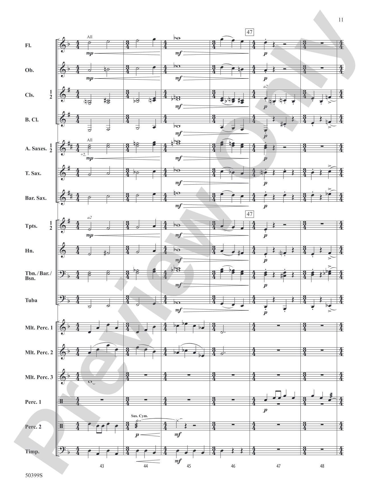 WAR DANCE OF SEVEN SERPENTS/DB: Concert Band Conductor Score & Parts