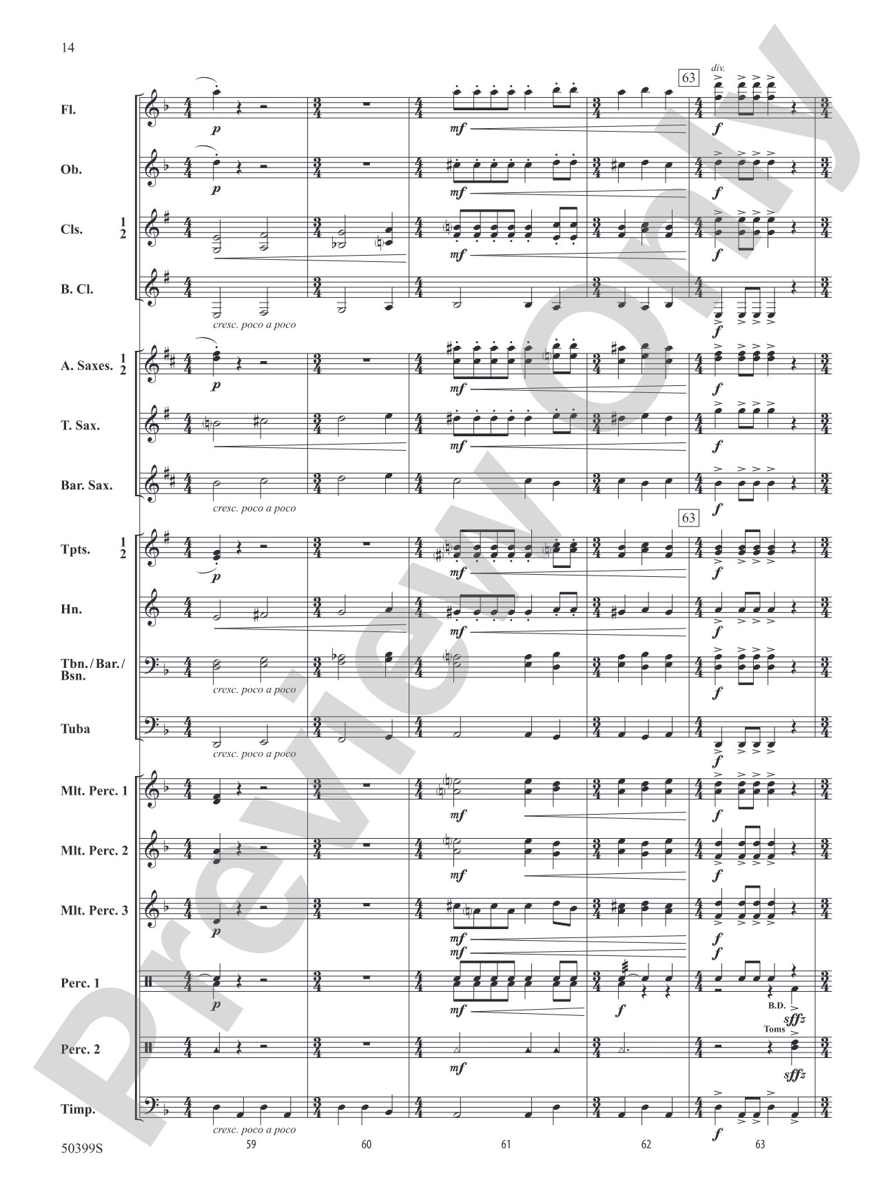 WAR DANCE OF SEVEN SERPENTS/DB: Concert Band Conductor Score & Parts