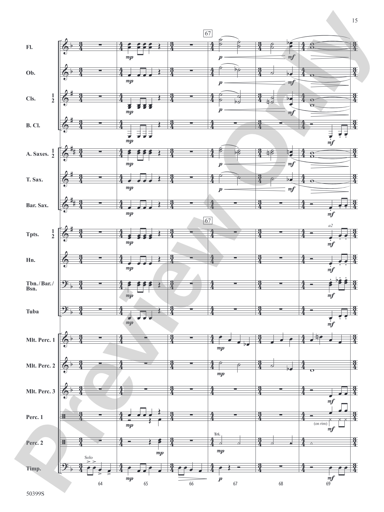 WAR DANCE OF SEVEN SERPENTS/DB: Concert Band Conductor Score & Parts