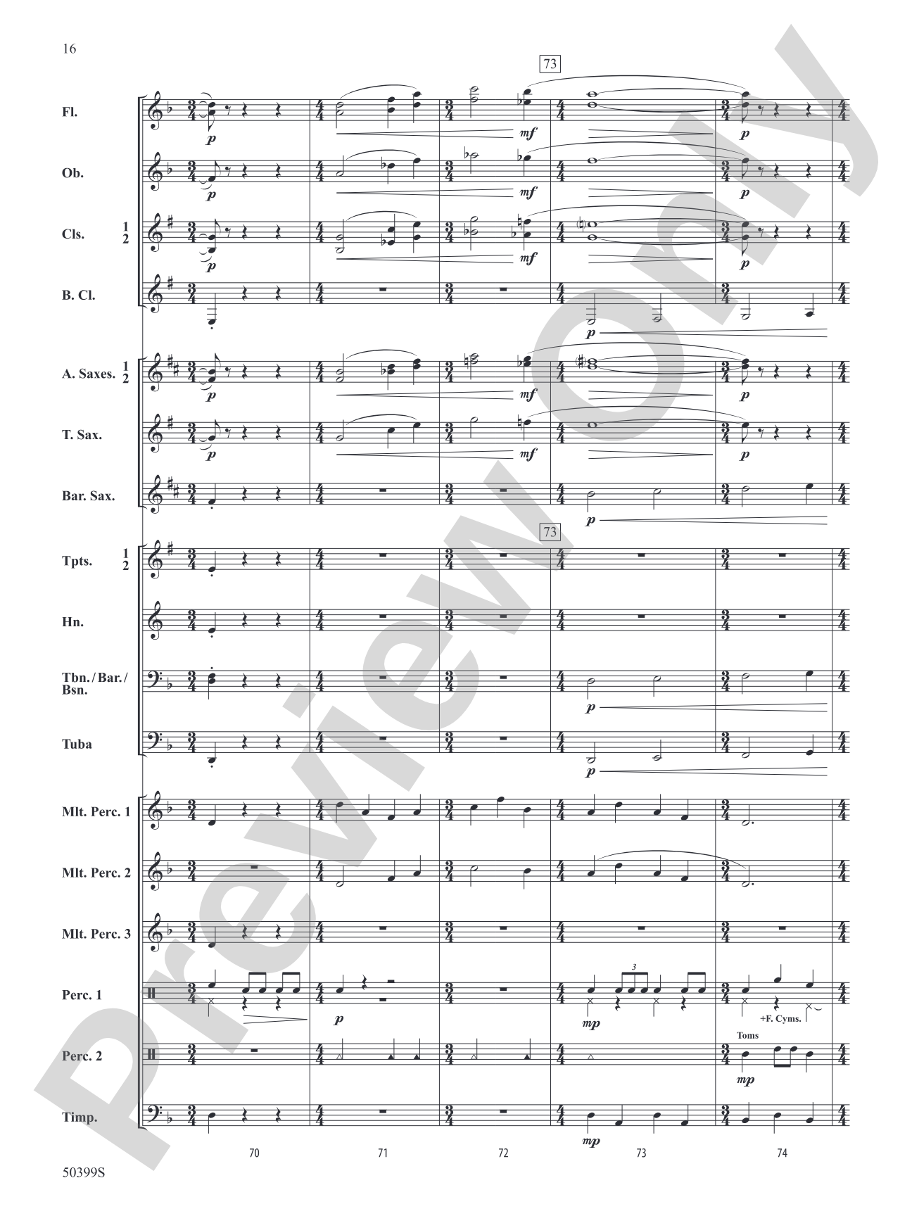 WAR DANCE OF SEVEN SERPENTS/DB: Concert Band Conductor Score & Parts