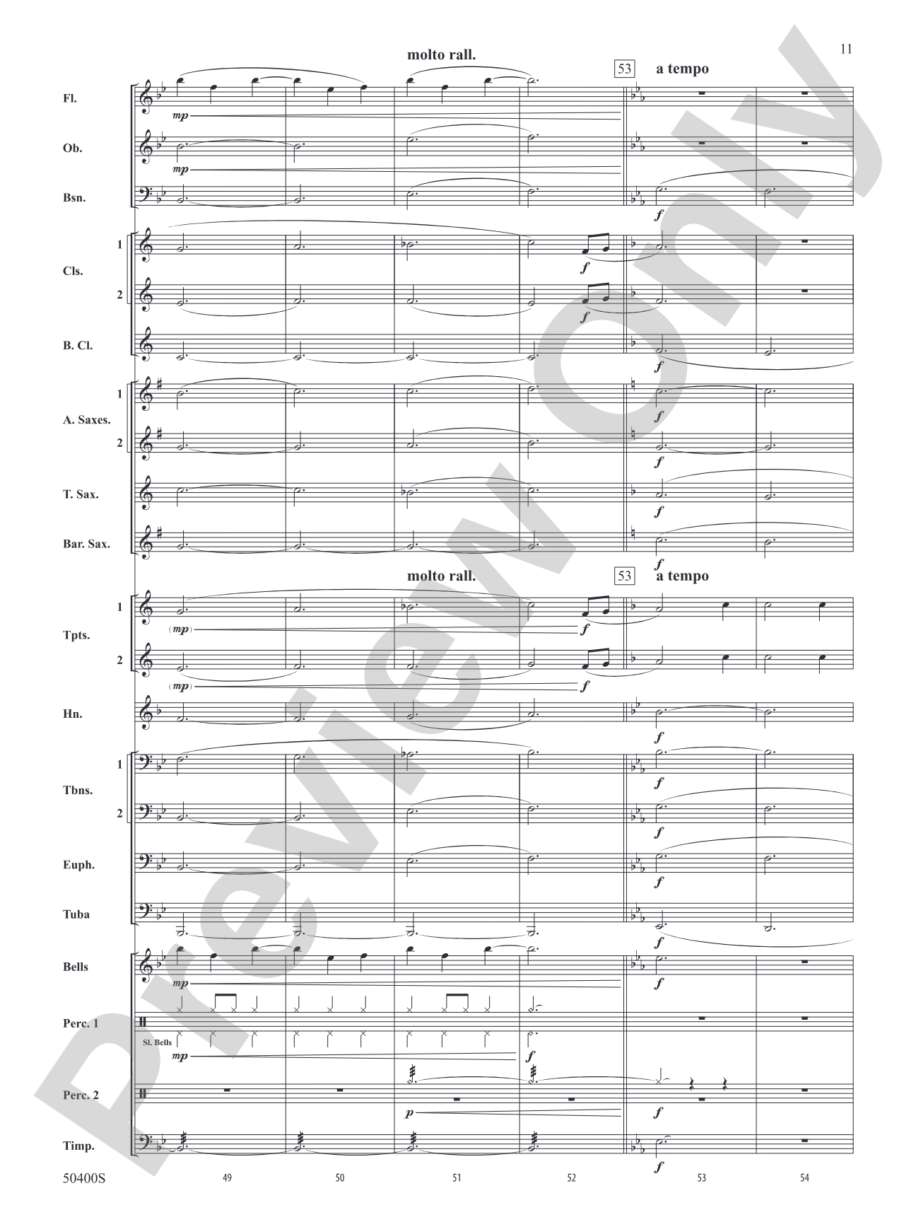 SNOWDRIFTS/YS: Concert Band Conductor Score & Parts
